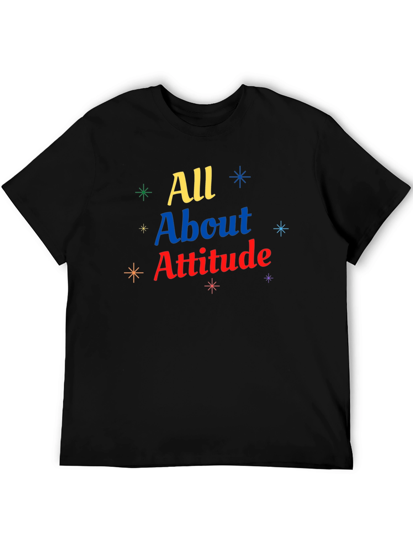 All About Attitude Graphic Tee - Trendy Style