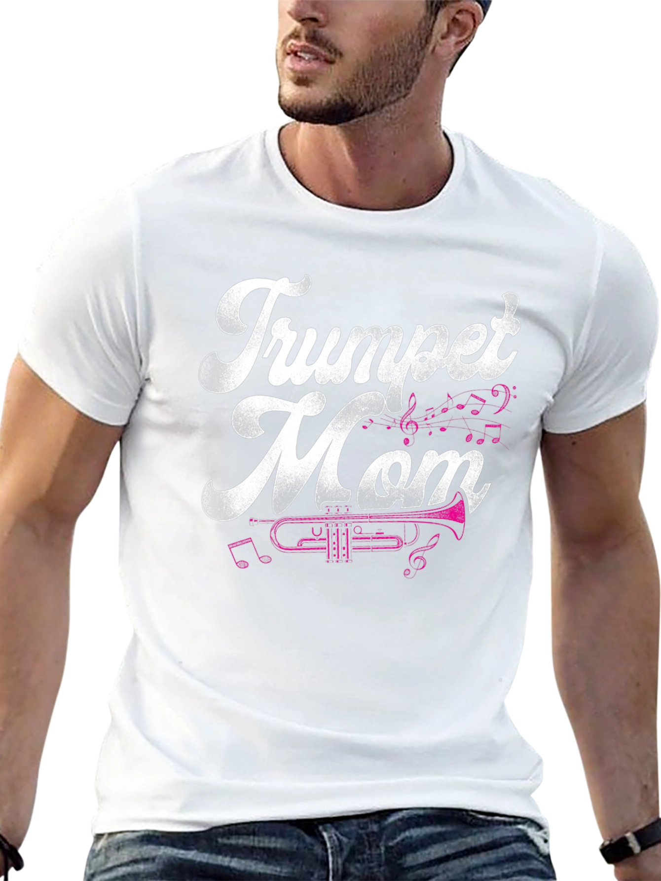 Trumpet Mom Graphic T-Shirt