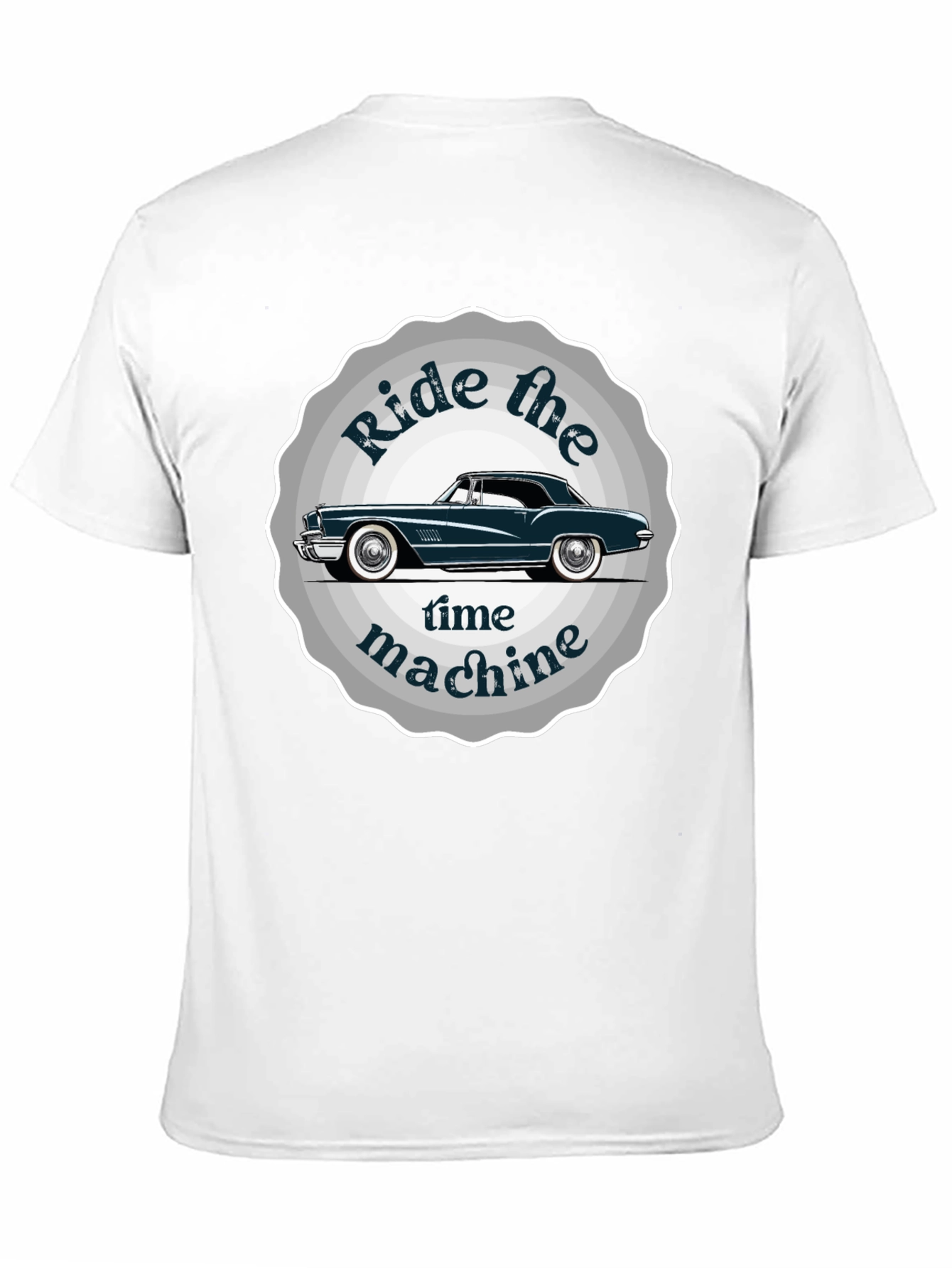 Ride the Time Machine Classic Car Graphic Tee