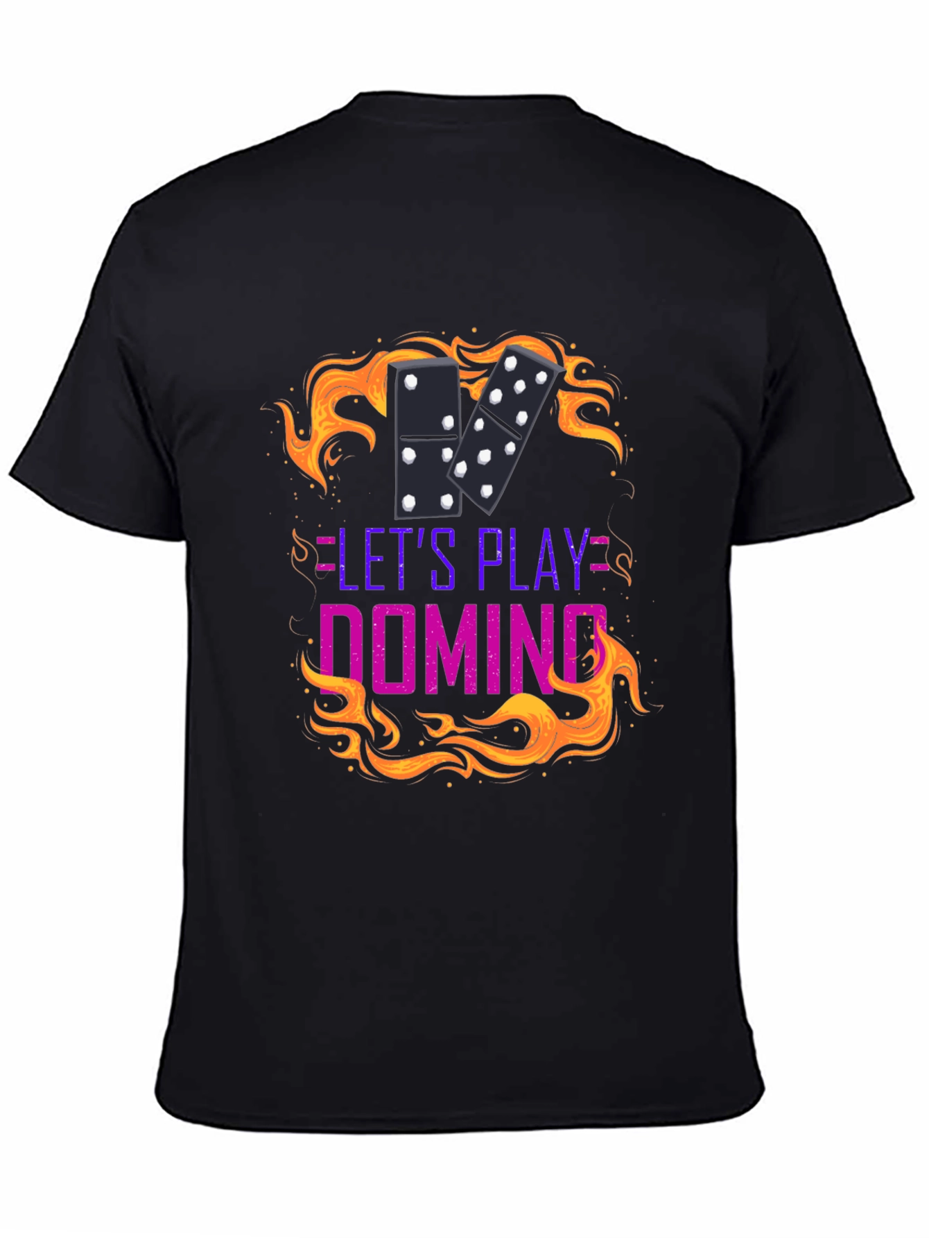 Domino Game T-Shirt - Lets Play Domino!