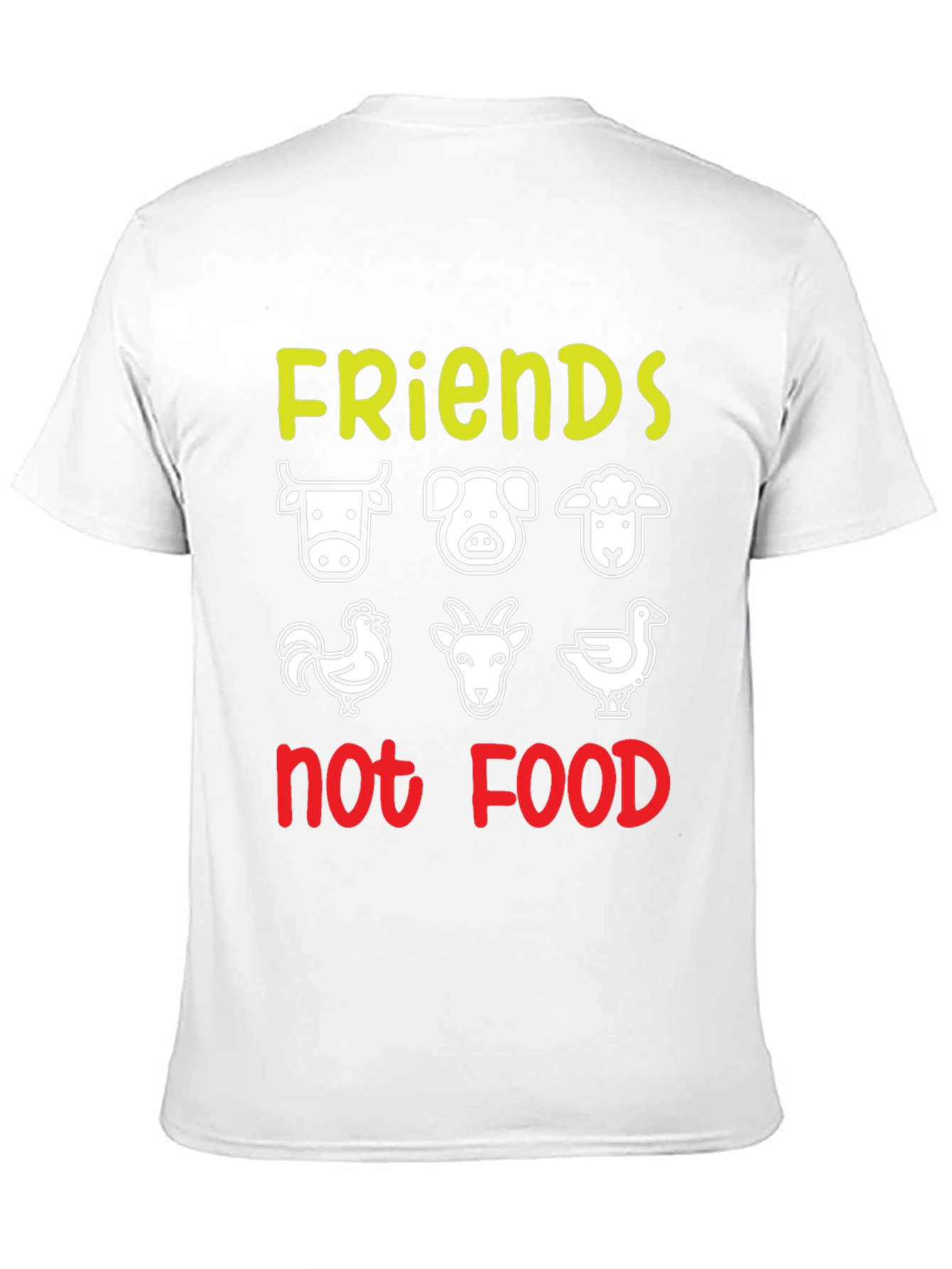 Vegan Friends Not Food T-Shirt