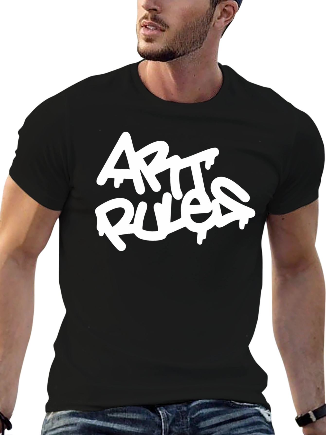 Artist Rules Graphic Black T-Shirt