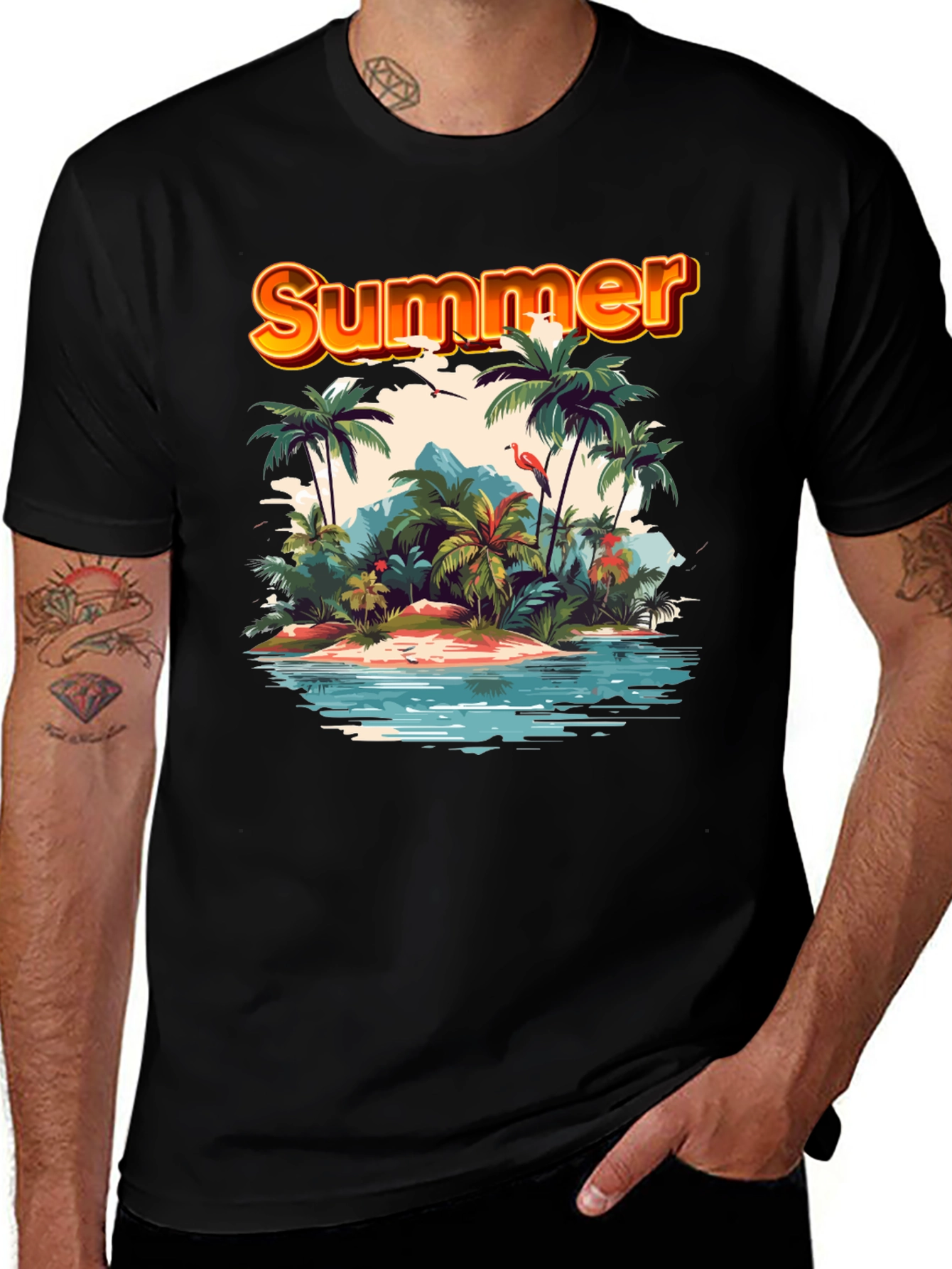 Summer Island Graphic Tee