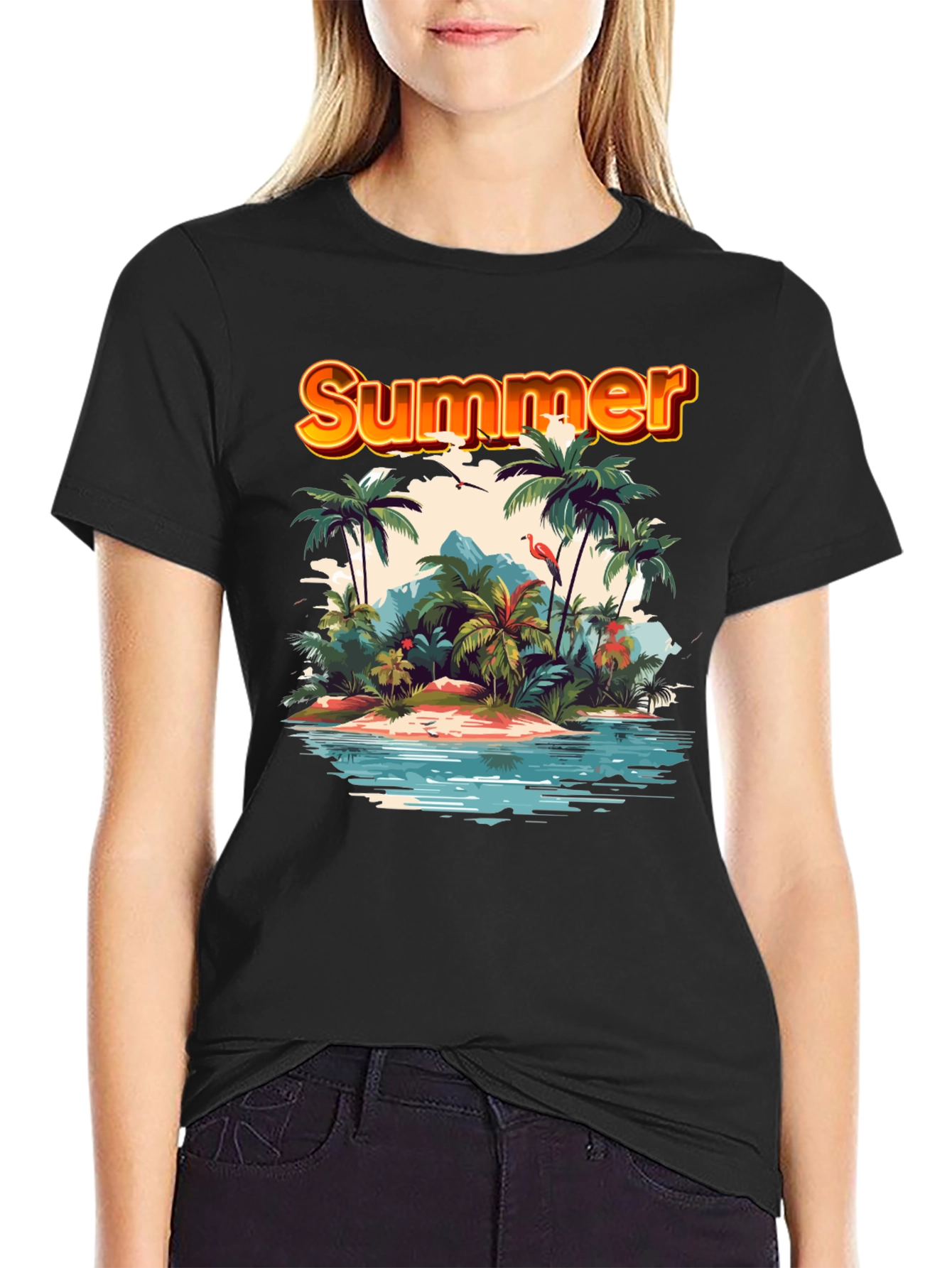 Summer Island Graphic Tee