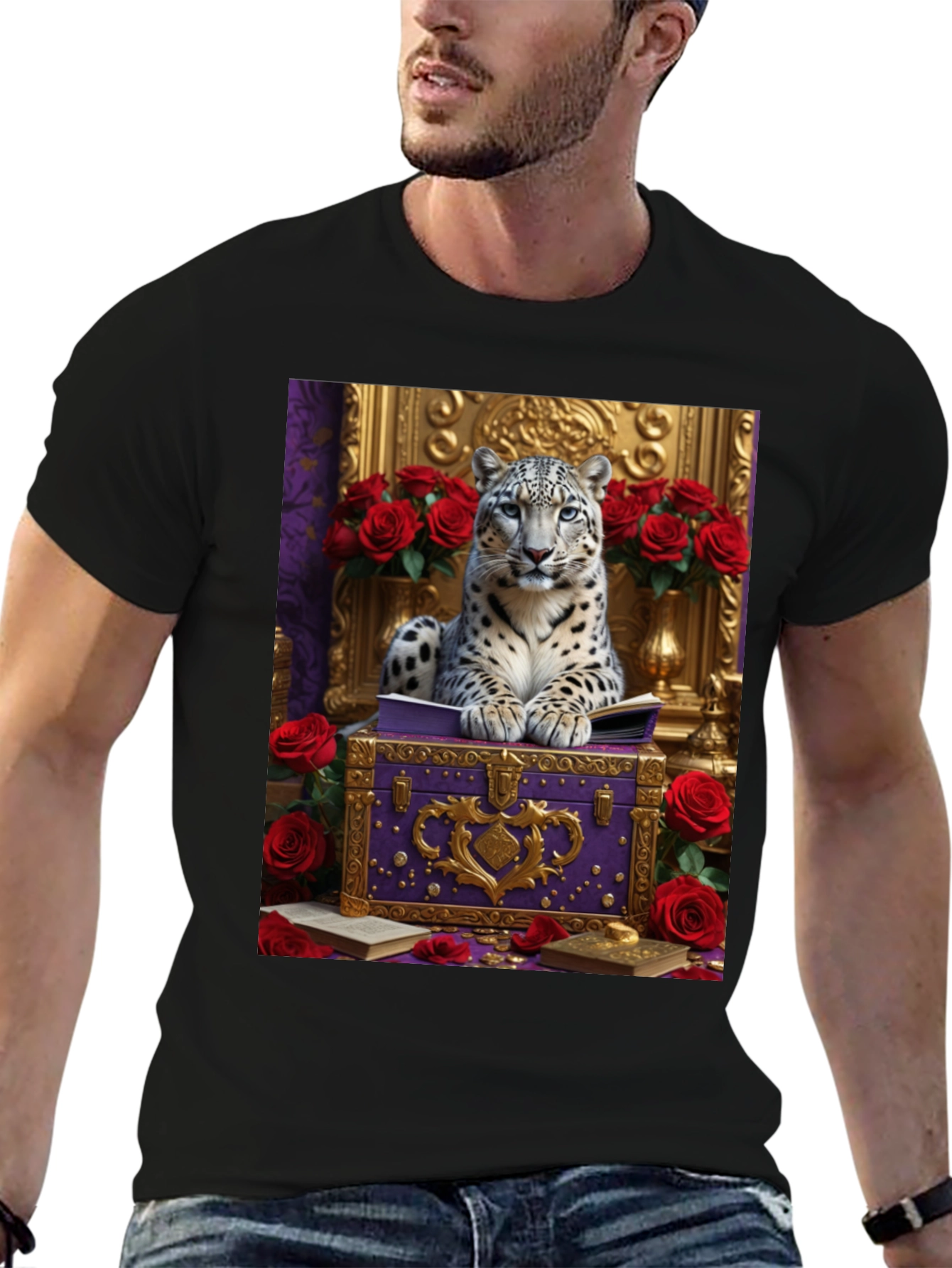 Royal Snow Leopard T-Shirt