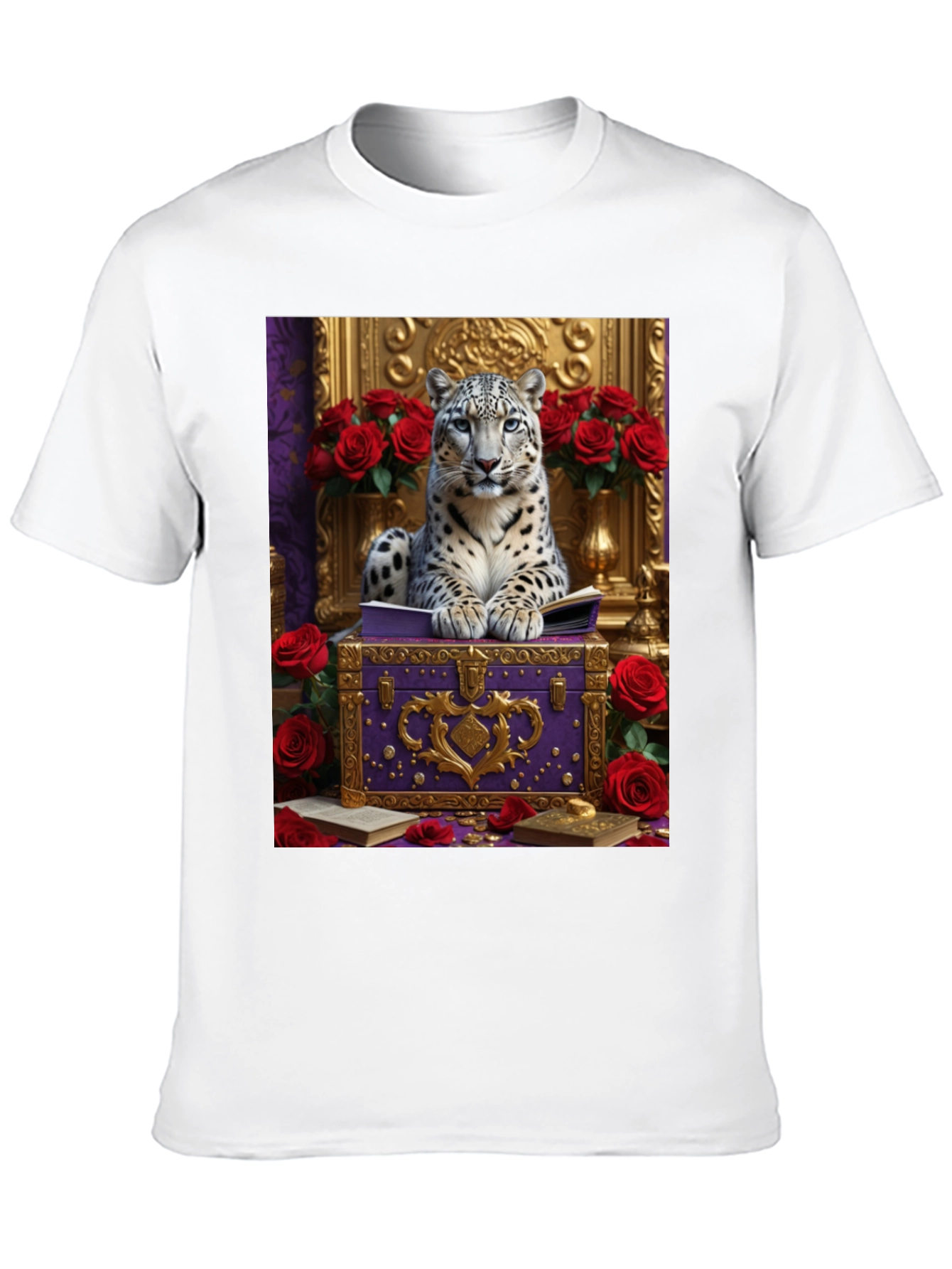 Royal Snow Leopard T-Shirt