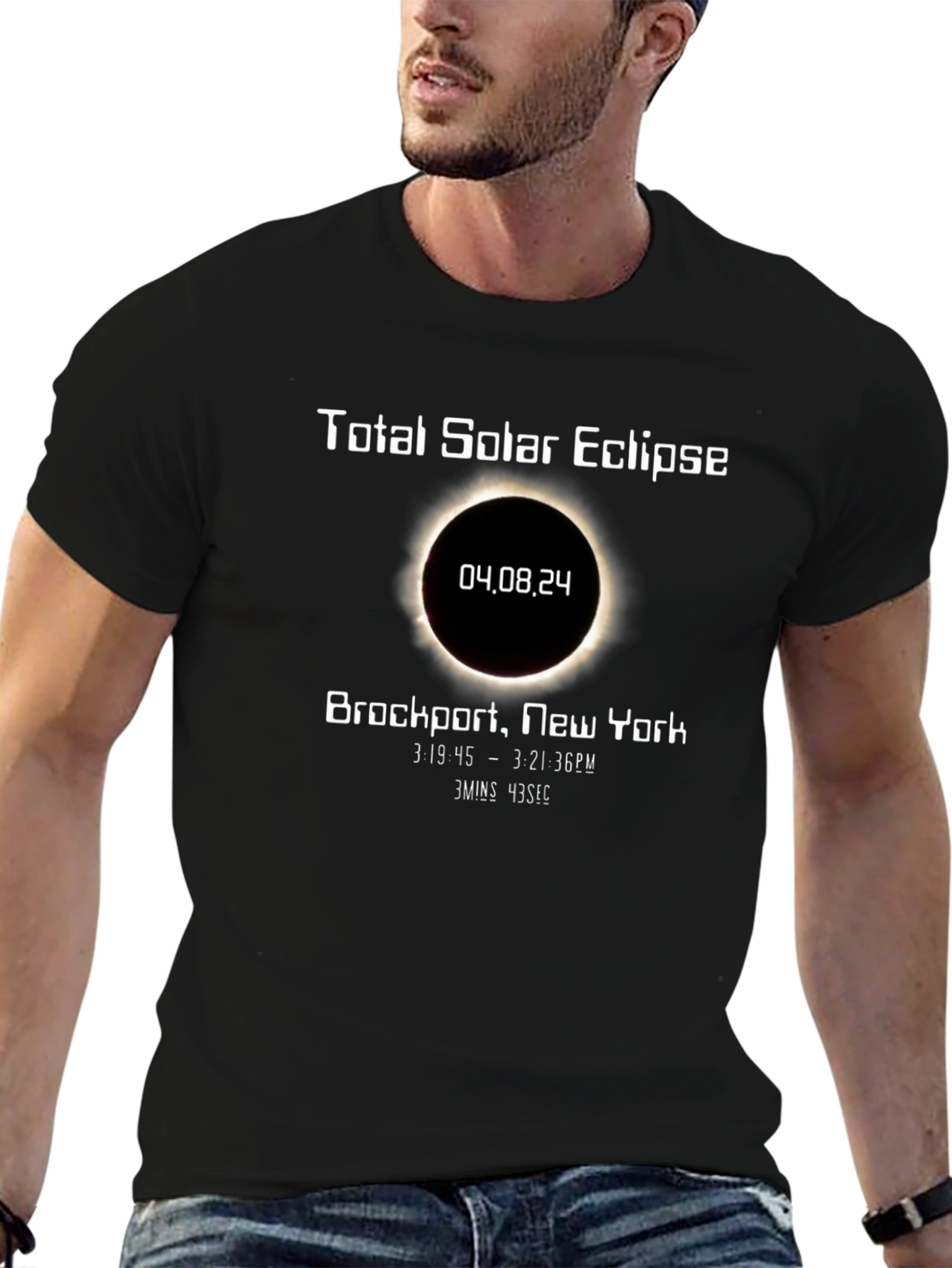Total Solar Eclipse 04.08.24 Brockport NY T-Shirt