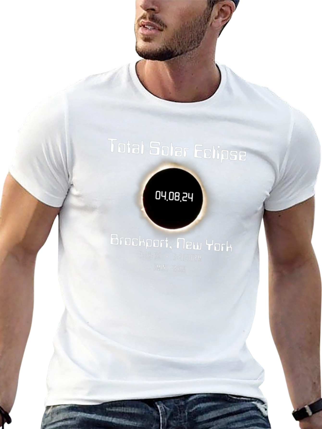 Total Solar Eclipse 04.08.24 Brockport NY T-Shirt