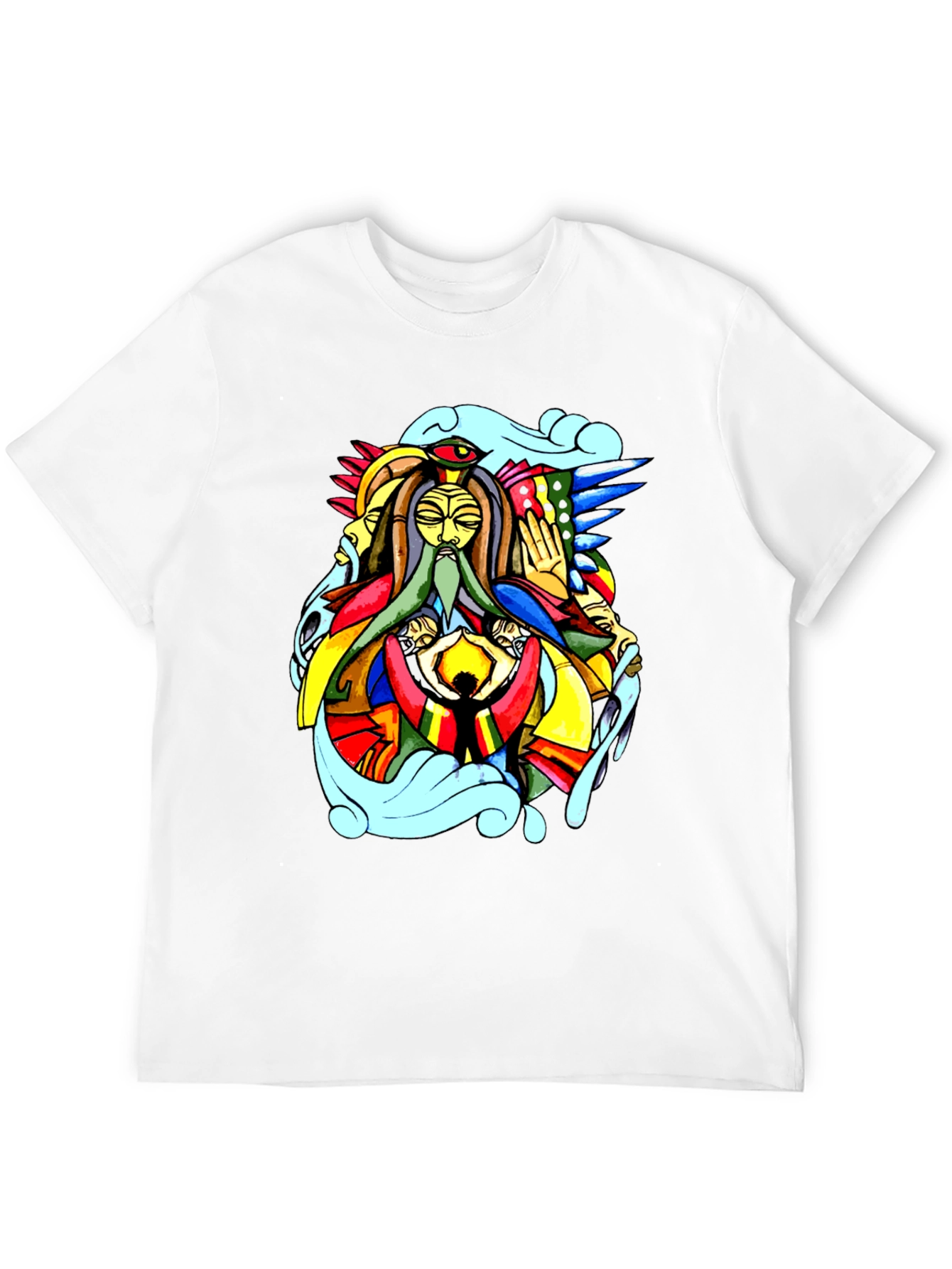 Abstract Art Black T-Shirt