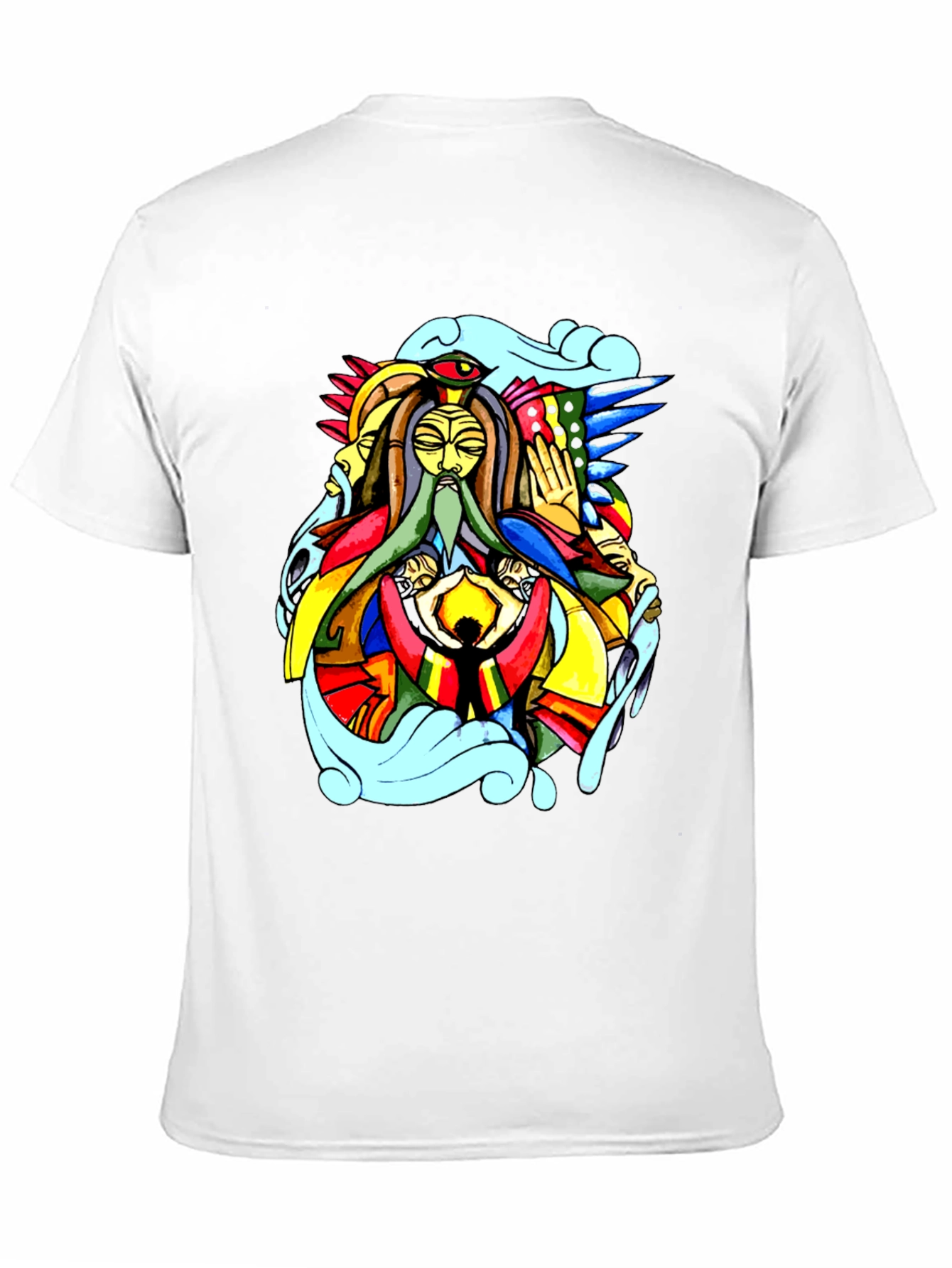 Abstract Art Black T-Shirt