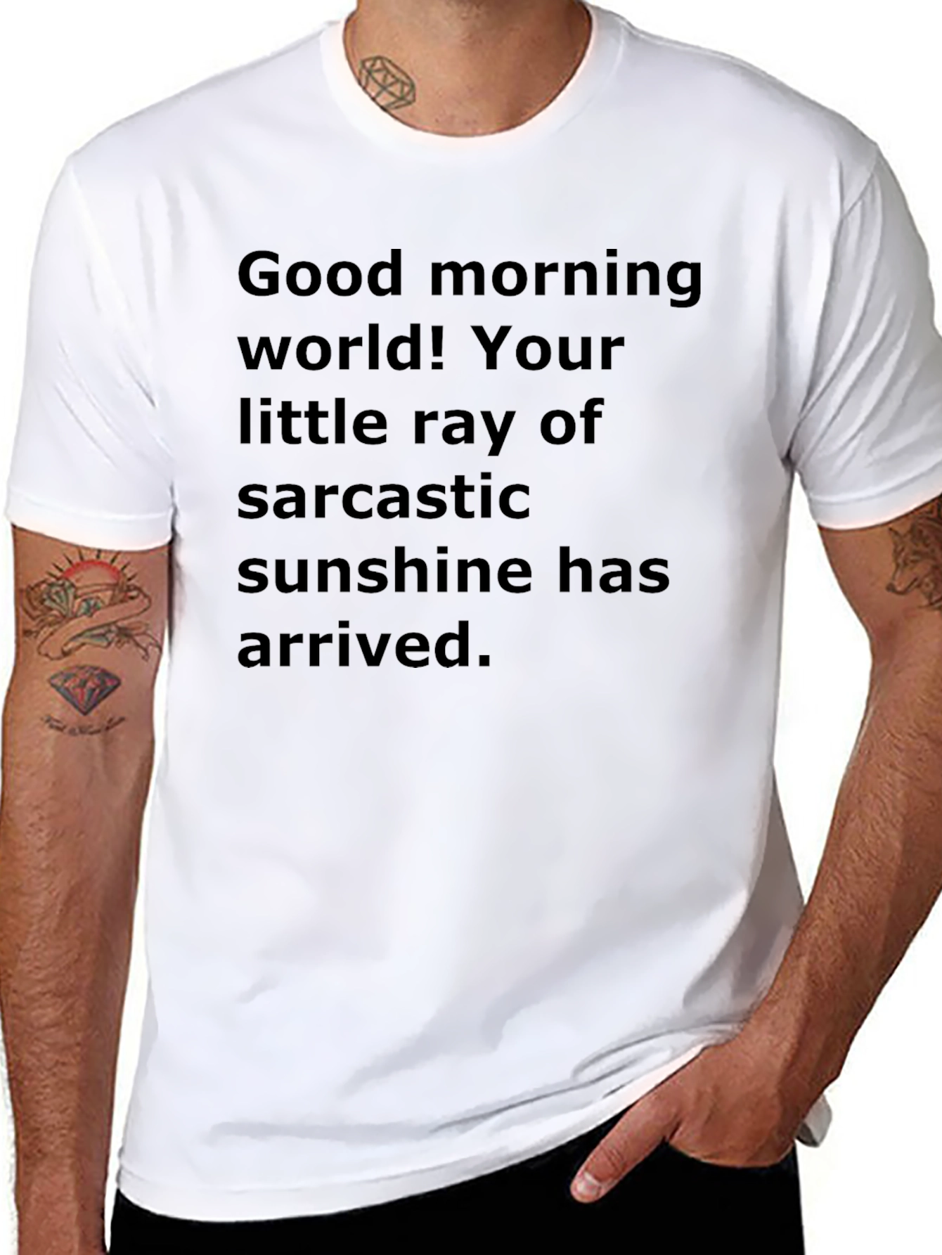 Sarcastic Sunshine T-Shirt - Black