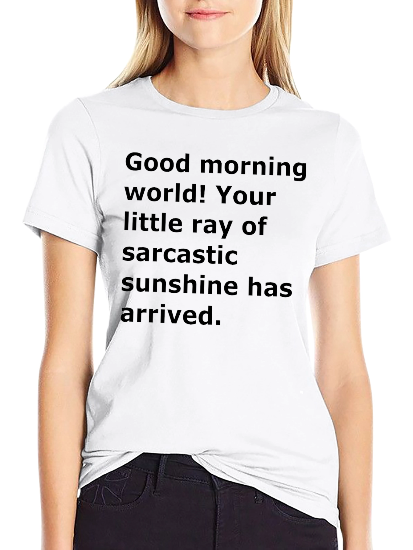 Sarcastic Sunshine T-Shirt - Black