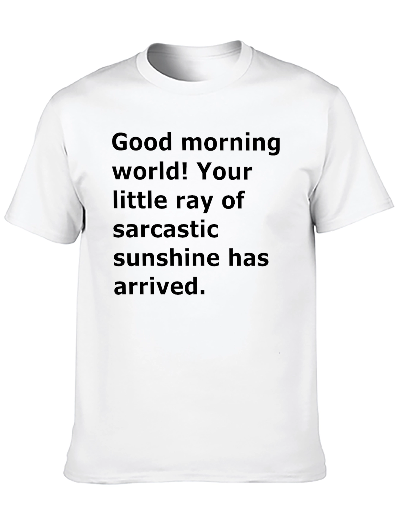 Sarcastic Sunshine T-Shirt - Black