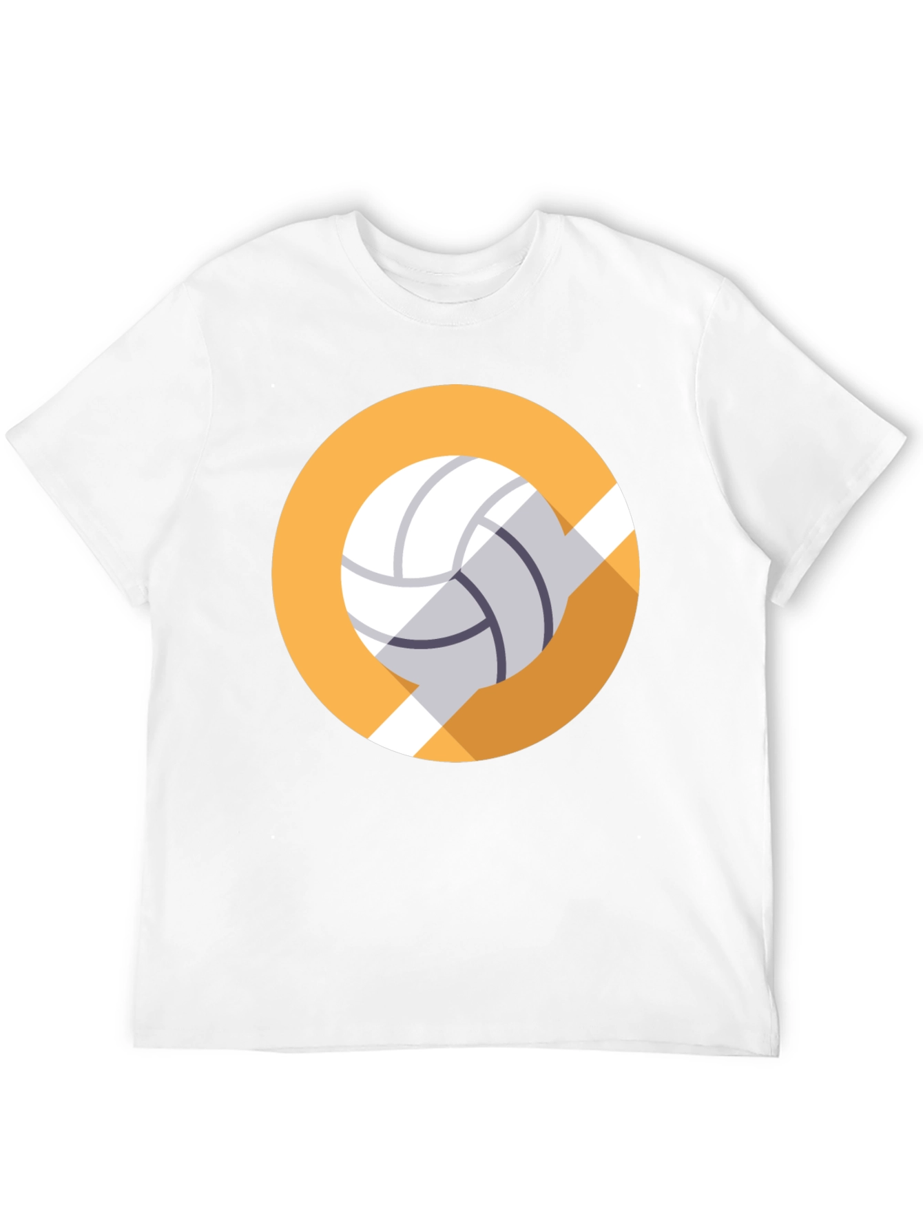 Volleyball Graphic Tee - Sporty Casual Style