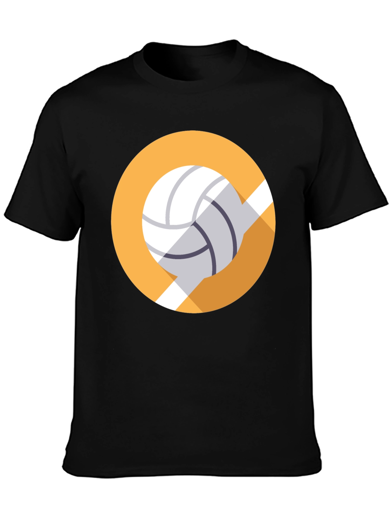 Volleyball Graphic Tee - Sporty Casual Style