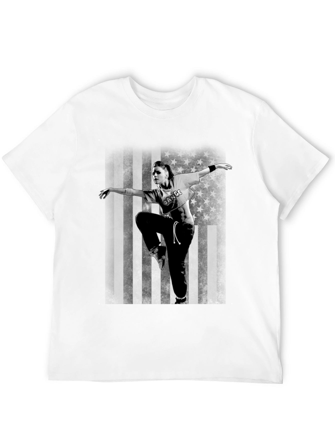 Dance USA Flag Graphic T-Shirt