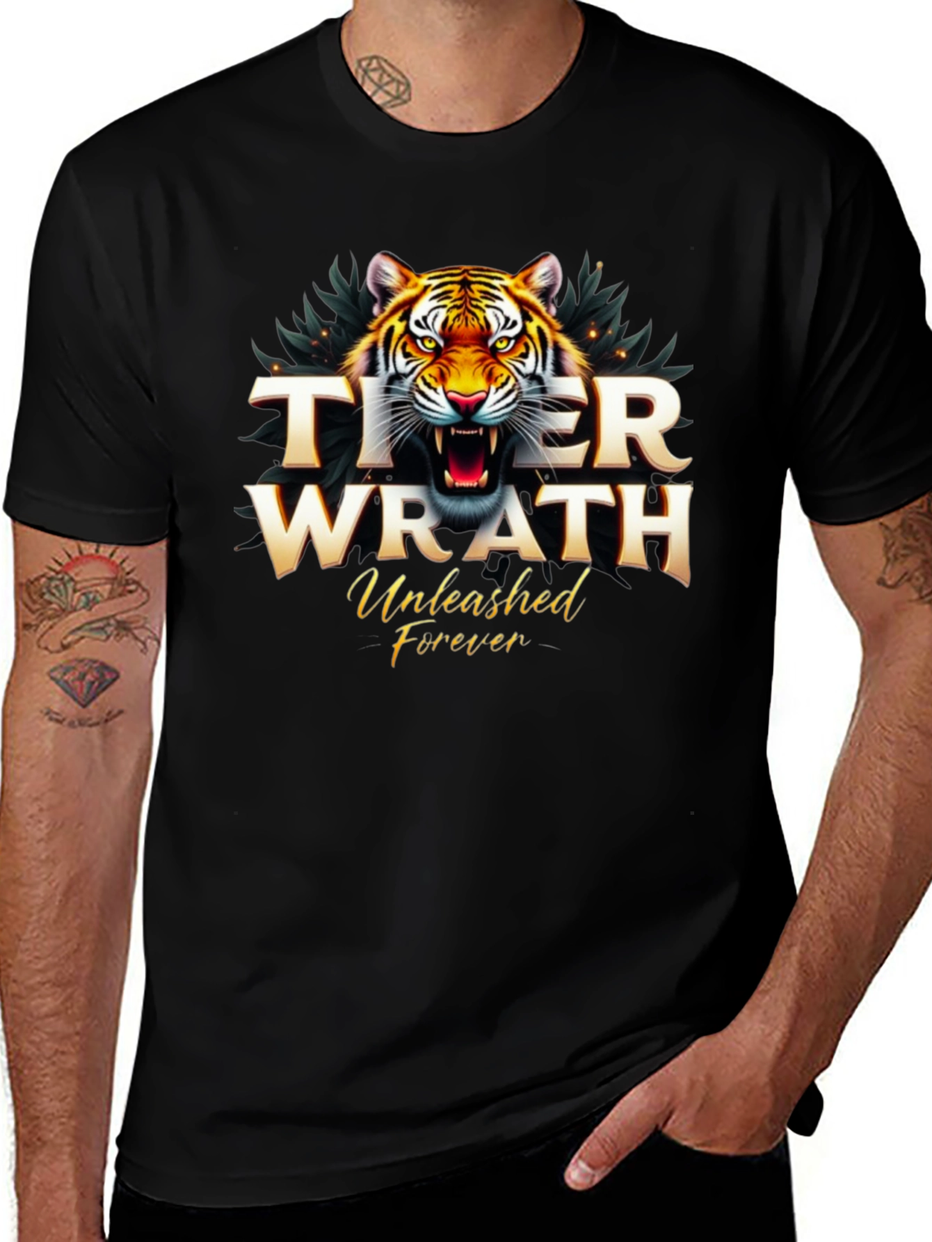 Tiger Wrath Unleashed Forever Graphic T-Shirt