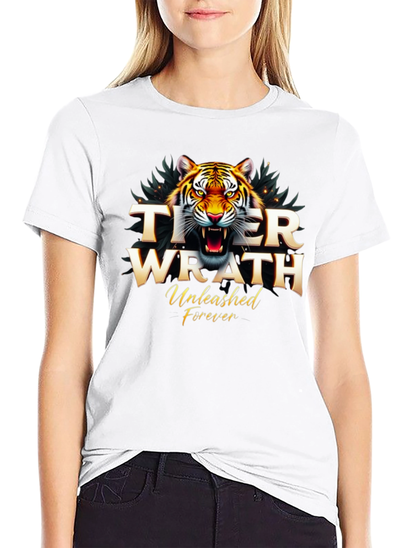 Tiger Wrath Unleashed Forever Graphic T-Shirt