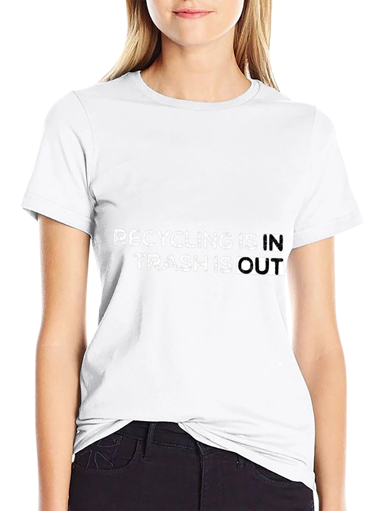 Recycling In Trash Out Graphic Tee