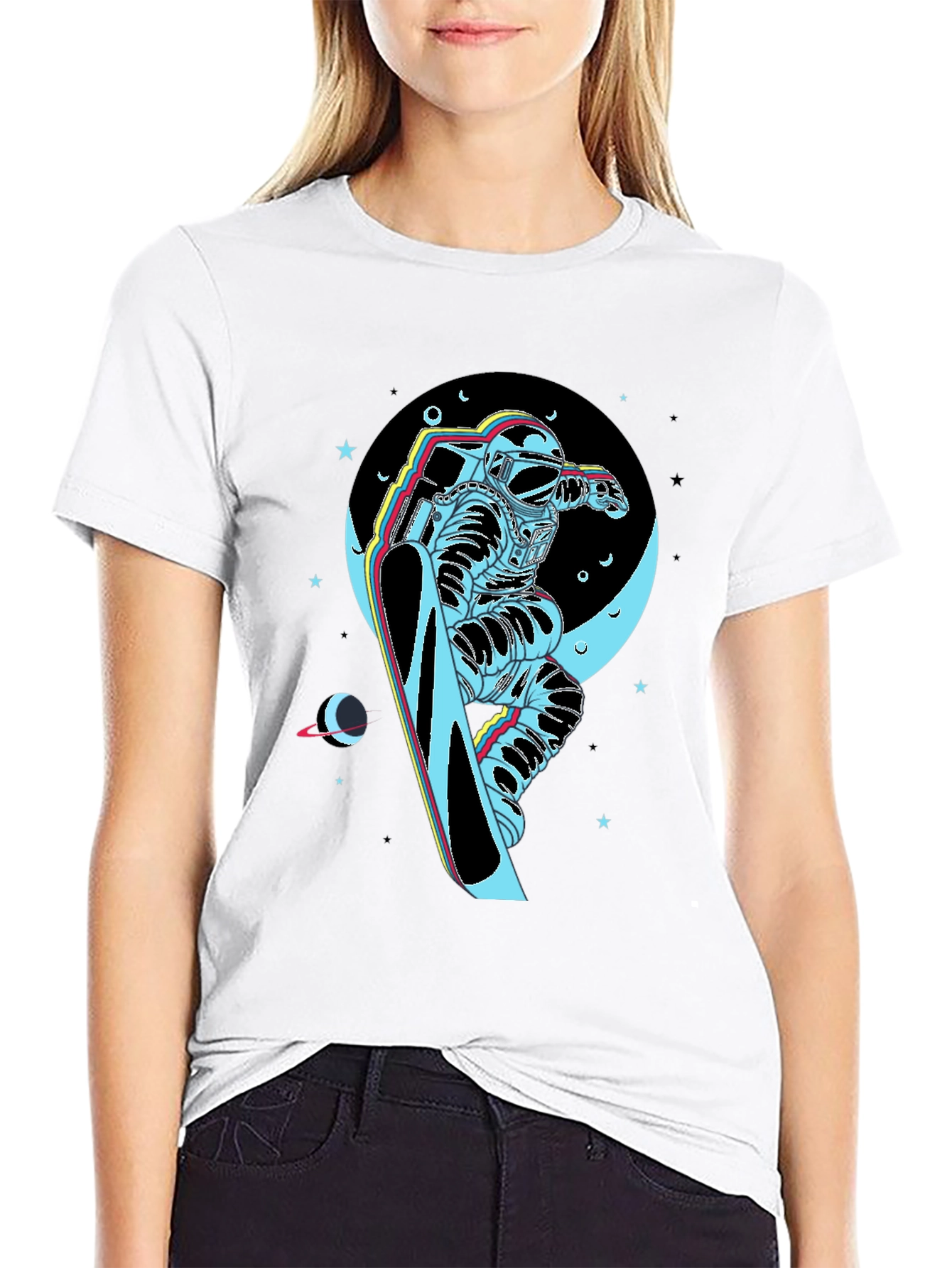 Astronaut Snowboarder T-Shirt