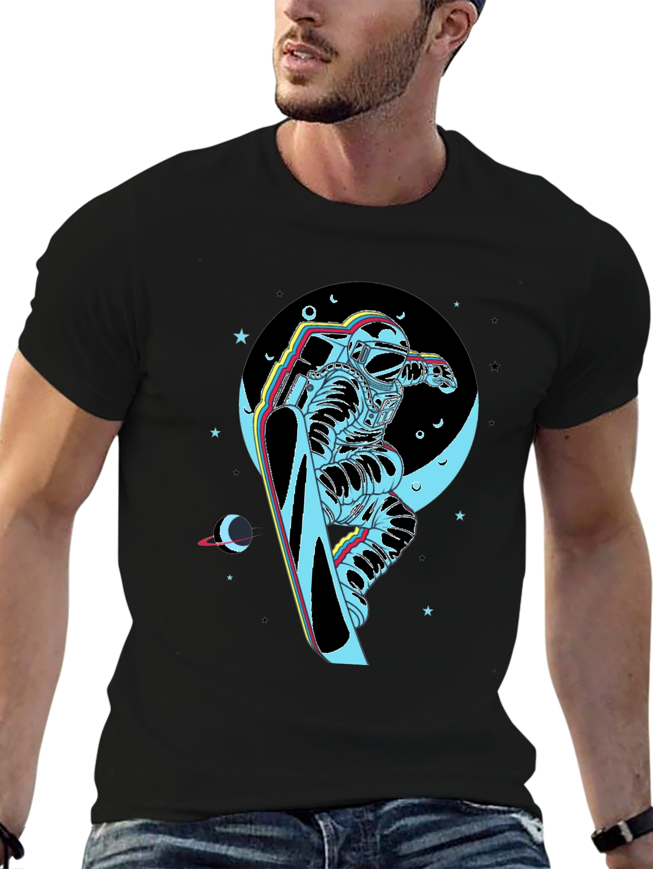 Astronaut Snowboarder T-Shirt