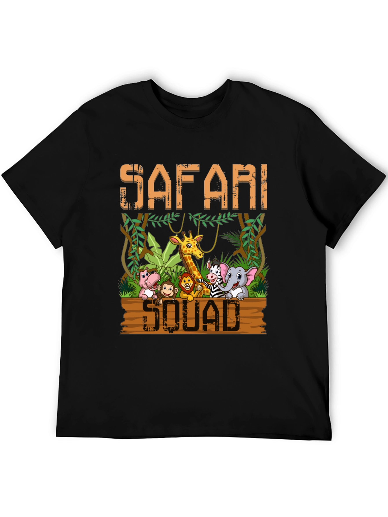 Safari Squad T-Shirt - Jungle Animal Cartoon