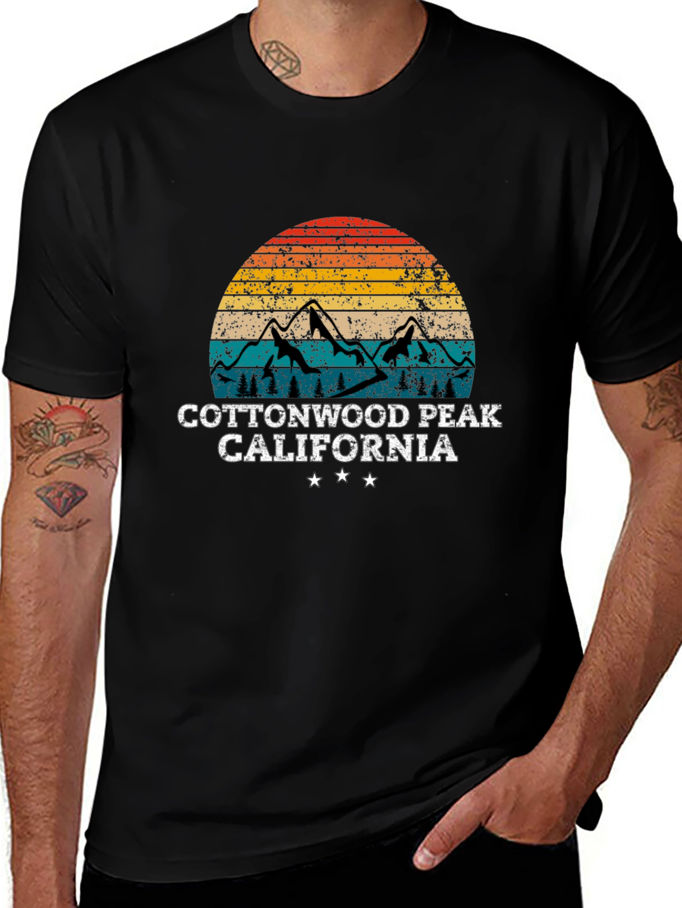 Cottonwood Peak California T-Shirt