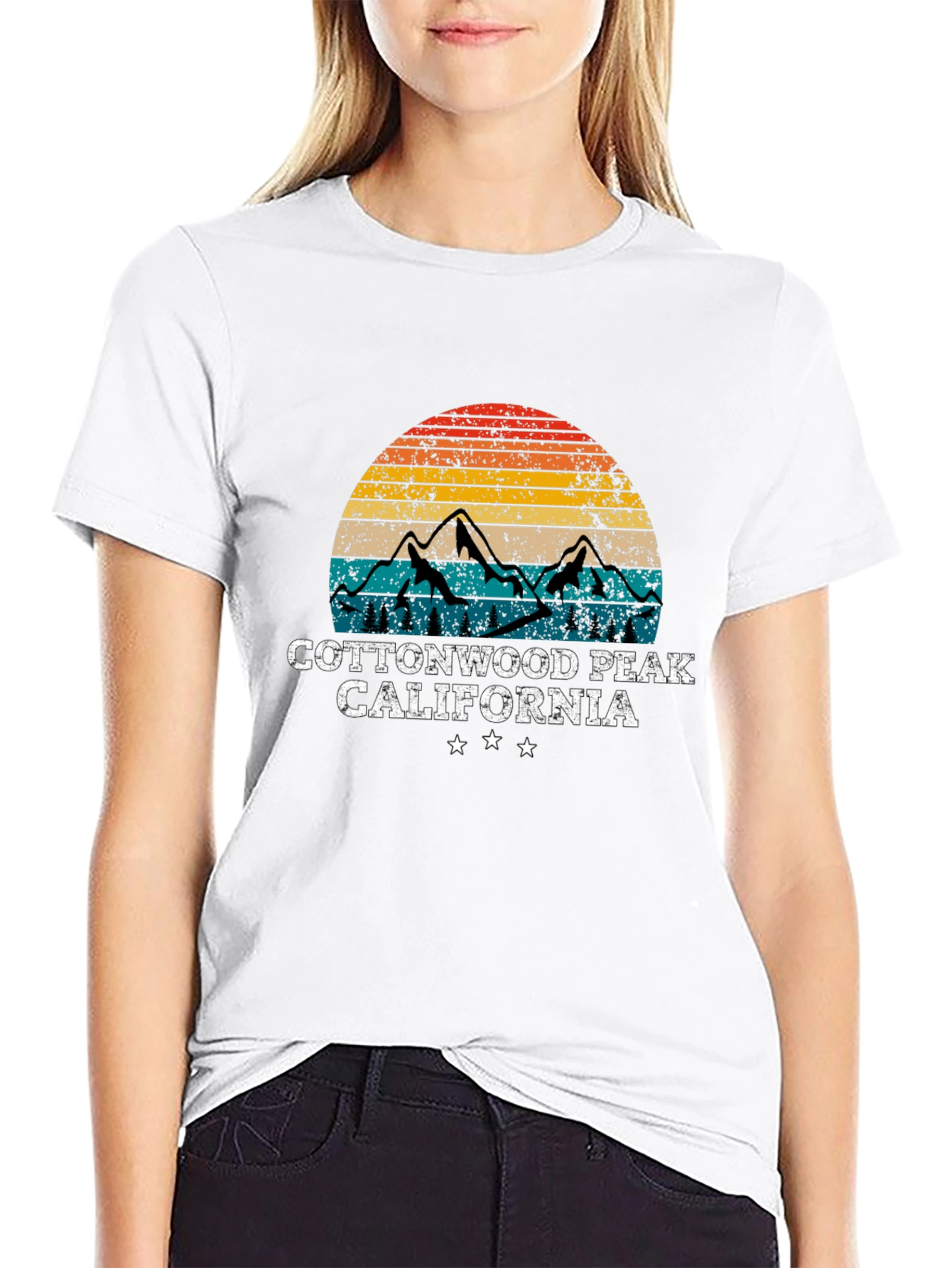 Cottonwood Peak California T-Shirt