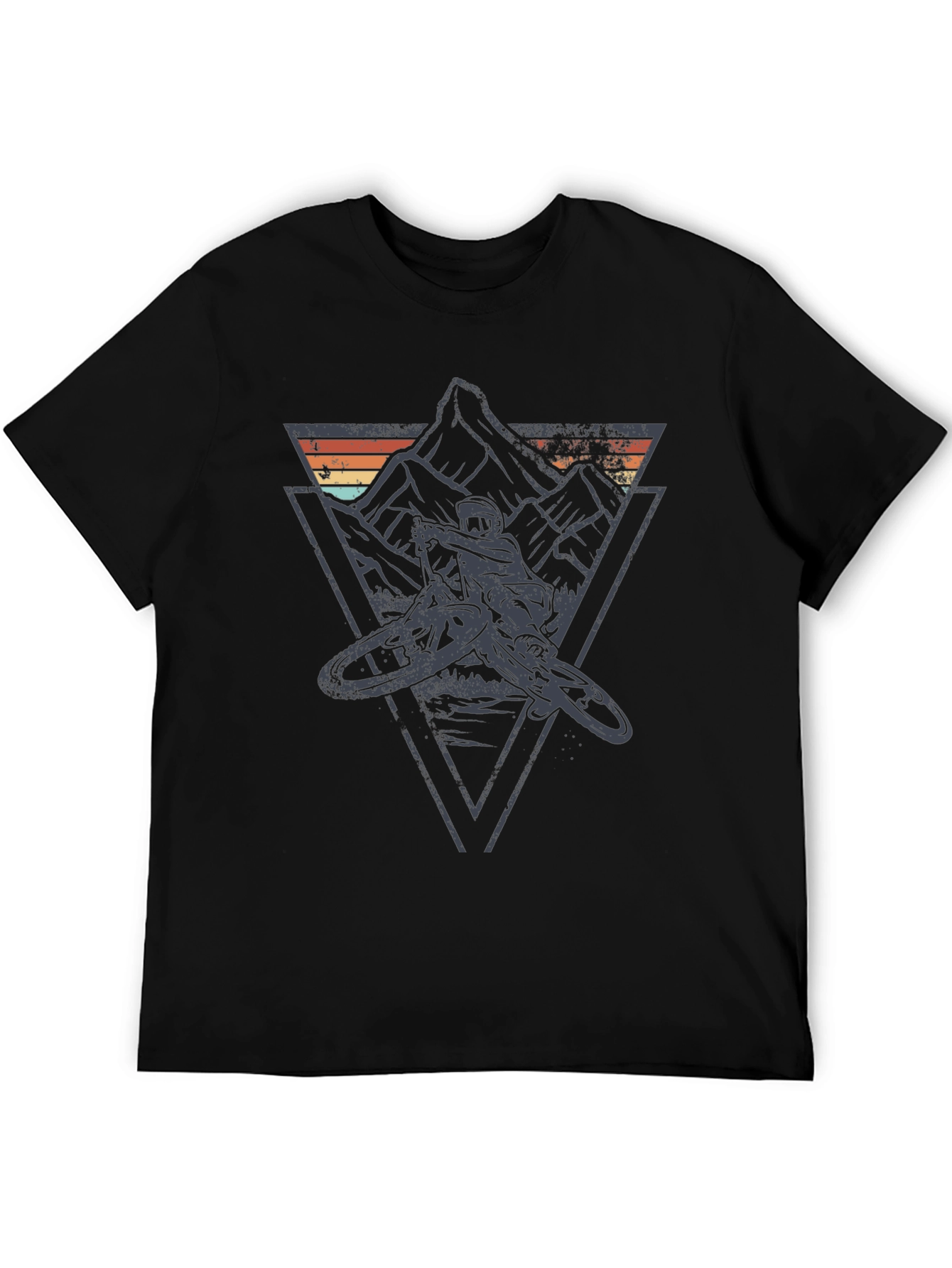 Mountain Biker Graphic Tee - Adventure Awaits!