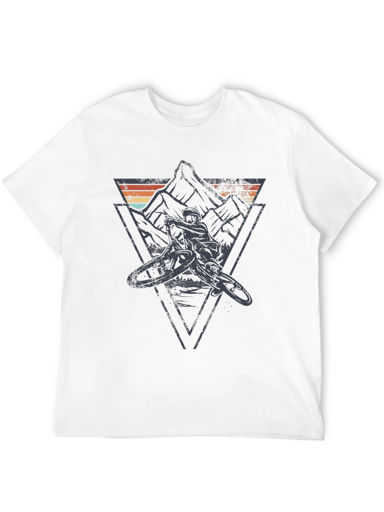 Mountain Biker Graphic Tee - Adventure Awaits!
