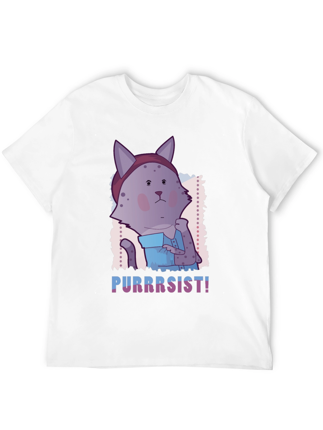 Purrrsist! Cat Graphic Tee - Unisex Soft Cotton