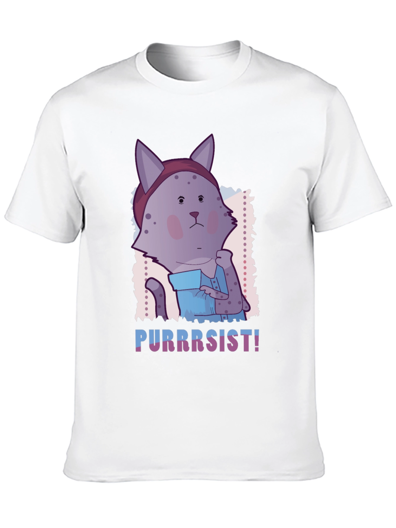 Purrrsist! Cat Graphic Tee - Unisex Soft Cotton
