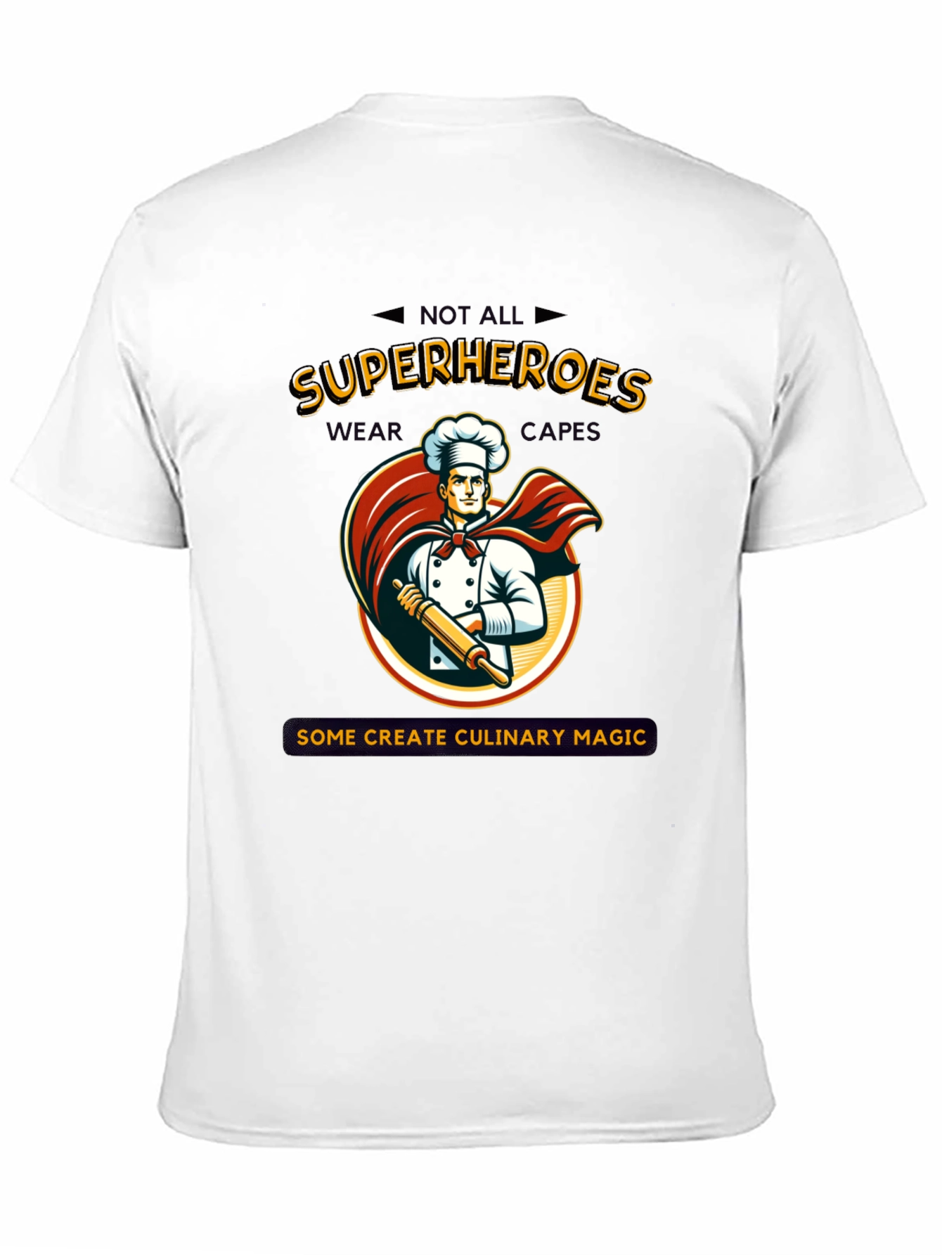 Culinary Superhero T-Shirt: Chef Design