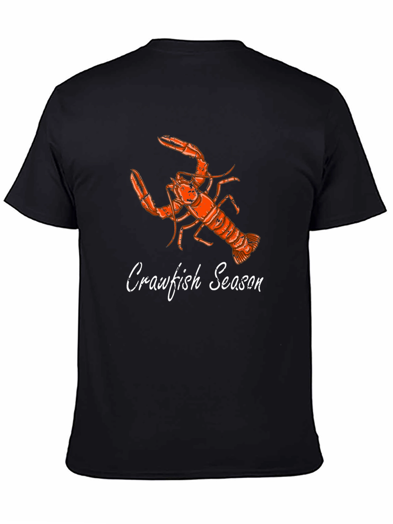Crawfish Season Graphic T-Shirt - Black