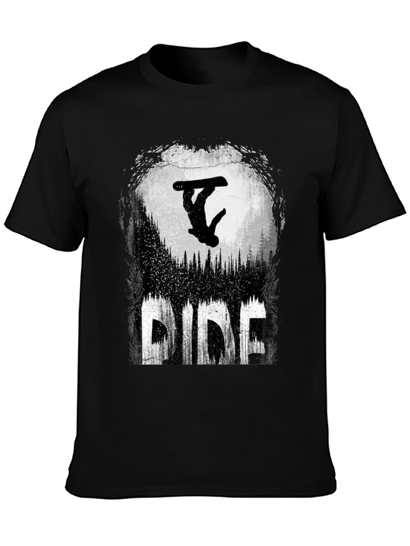 Ride Graphic Tee - Snowboarder Design