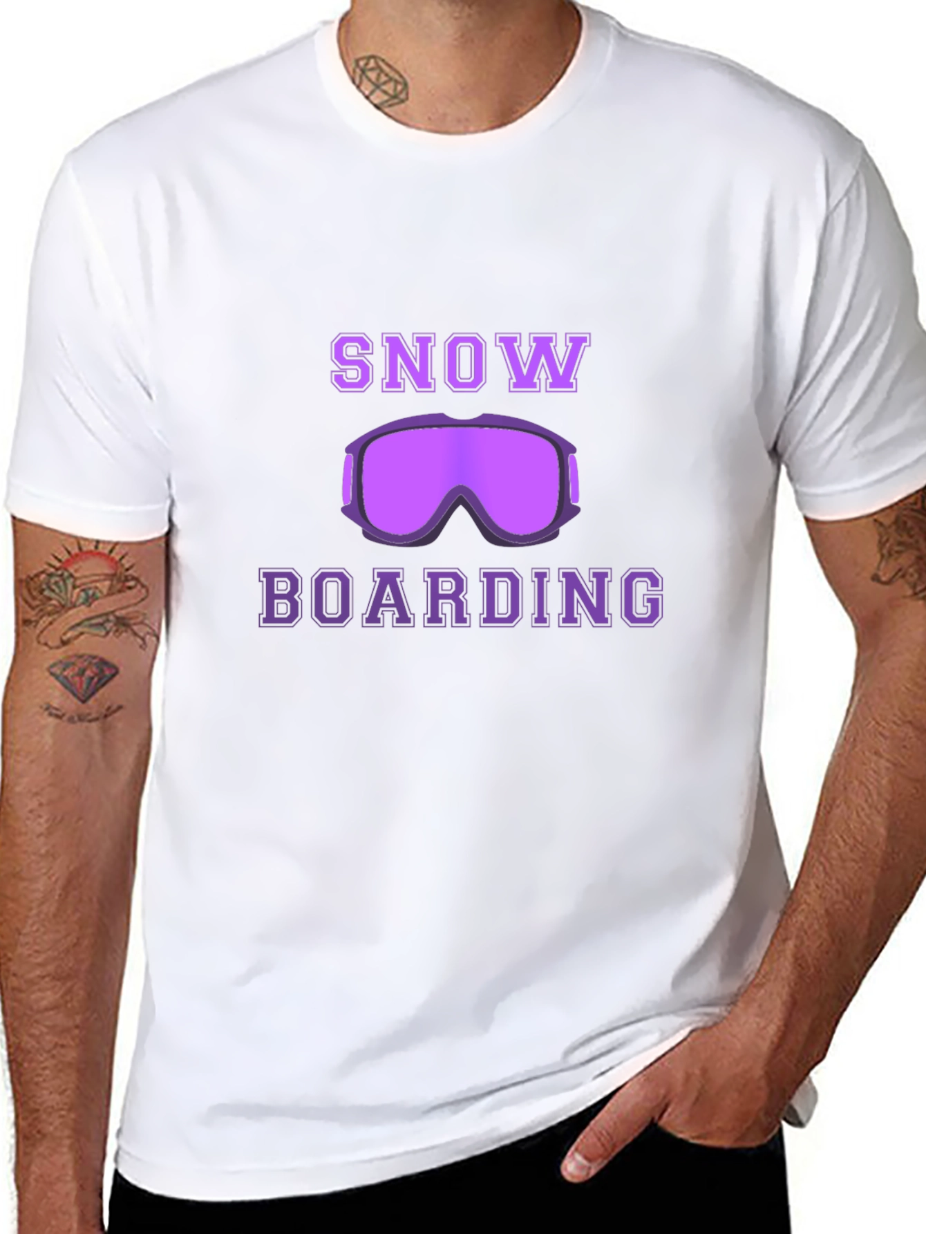 Snowboarding Graphic Tee - Cool Winter Sports Shirt