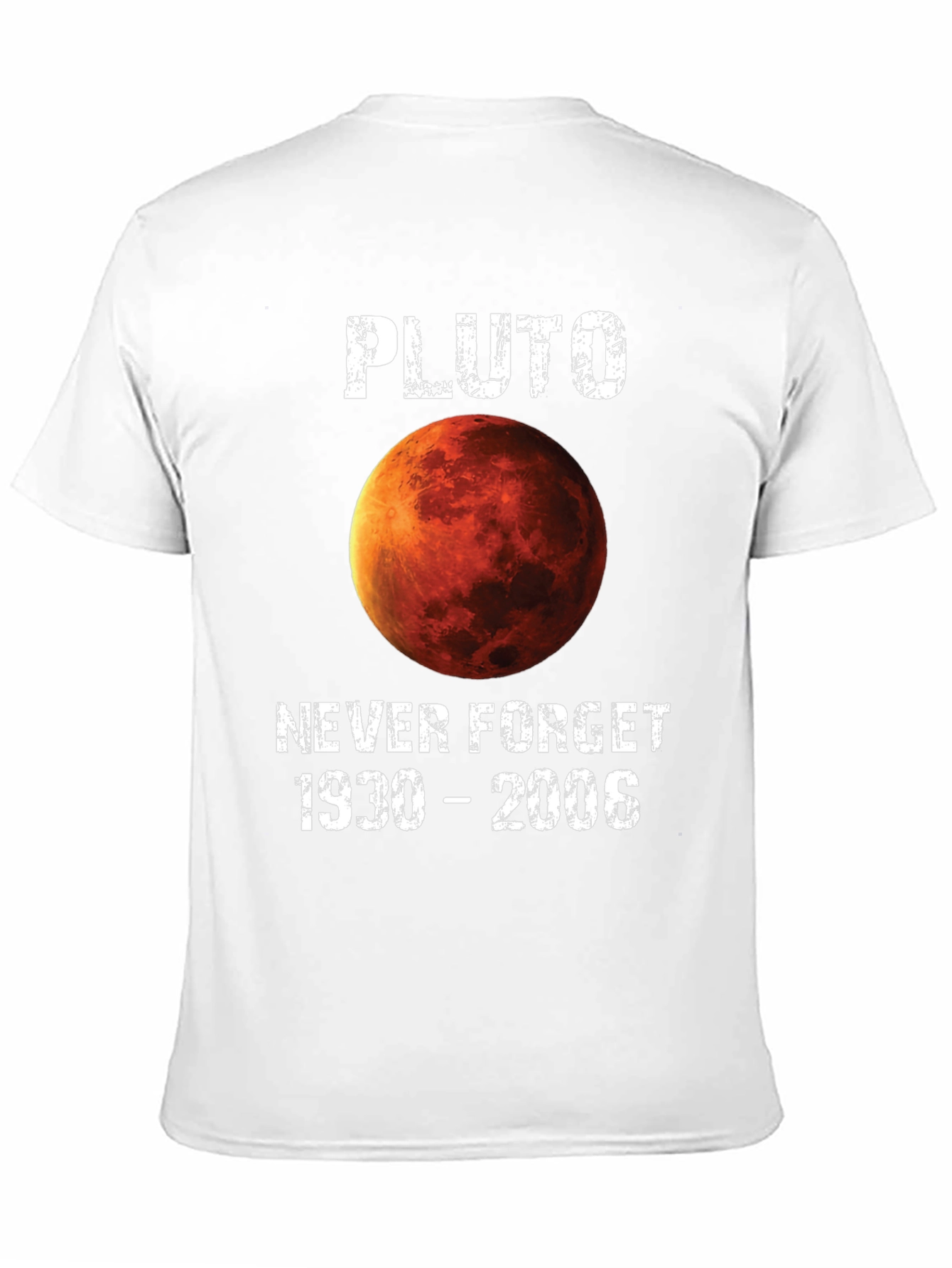 Pluto Never Forget 1930-2006 Graphic Tee