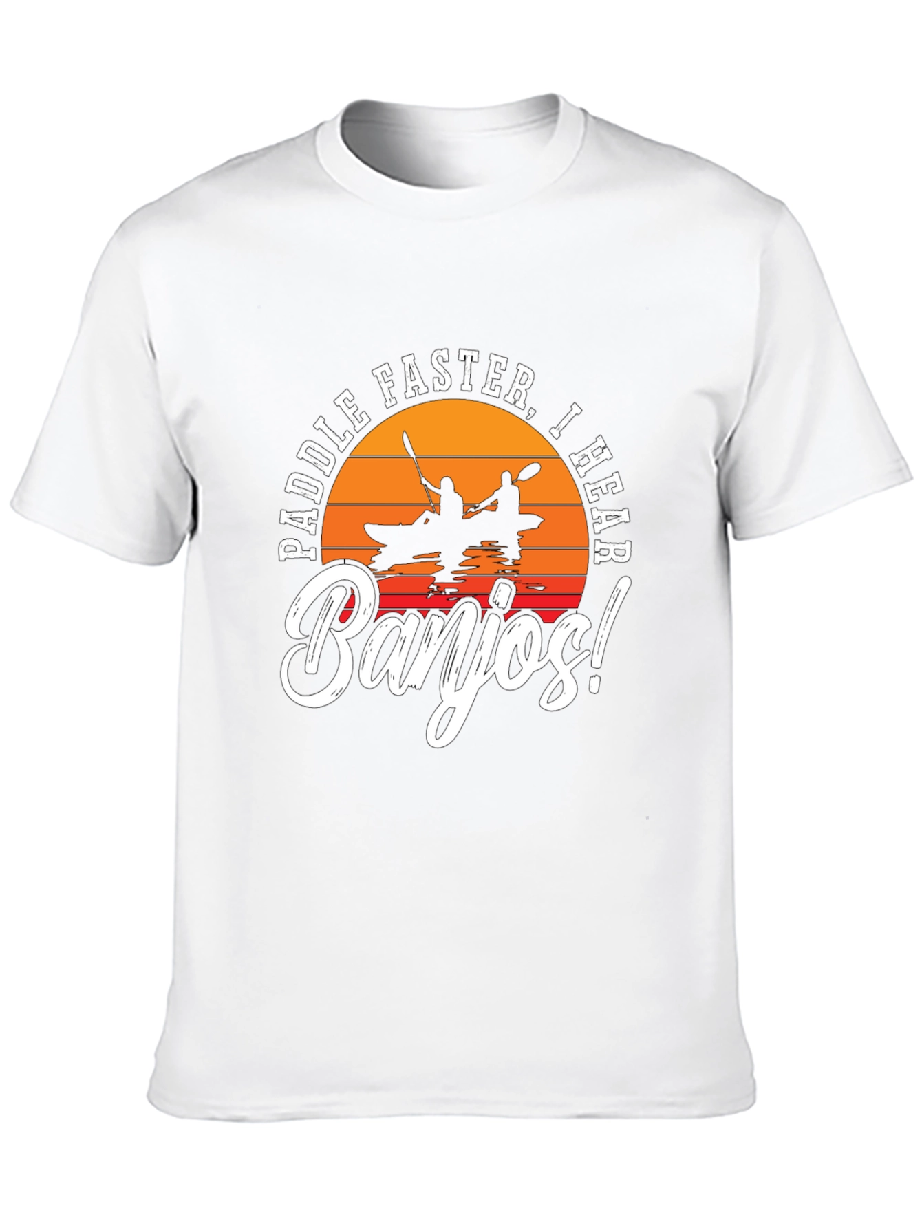 Paddle Faster Banjo Funny T-Shirt