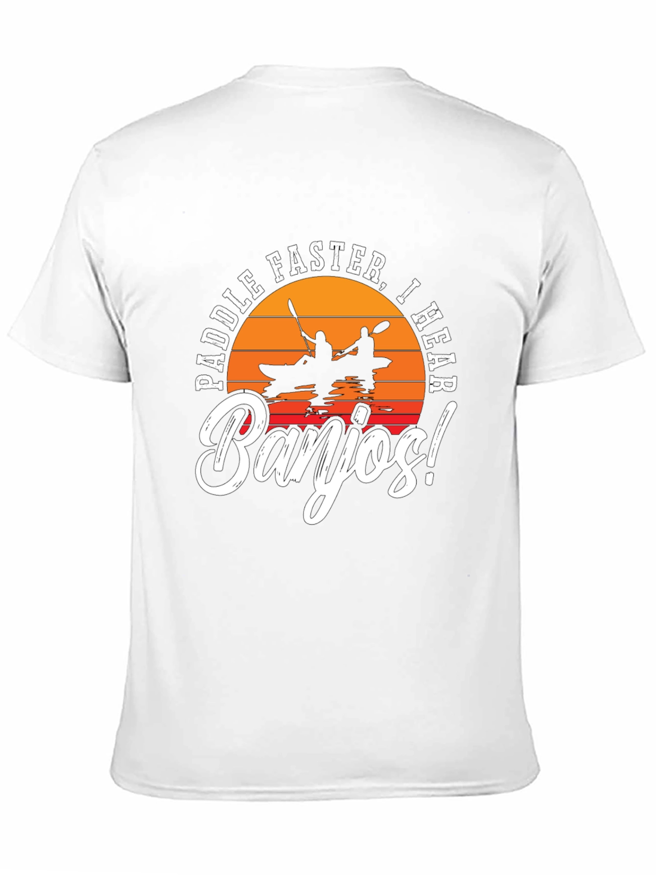 Paddle Faster Banjo Funny T-Shirt