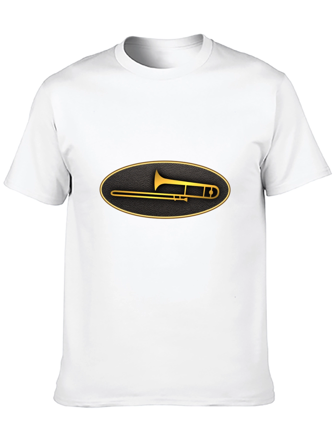 Trombone Graphic Tee - Stylish Music Lover T-Shirt