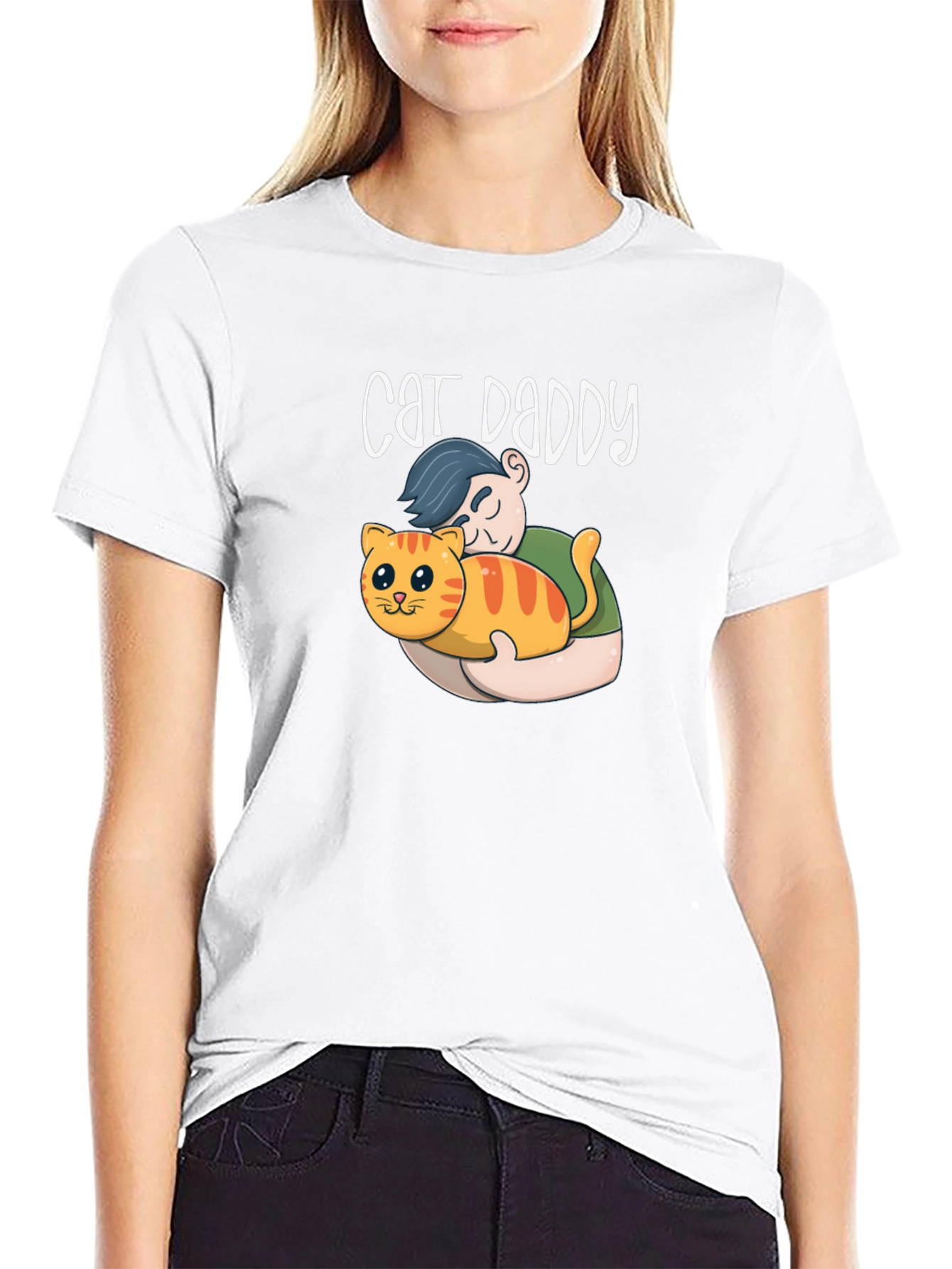 Cat Daddy Graphic Tee - Soft Cotton Blend