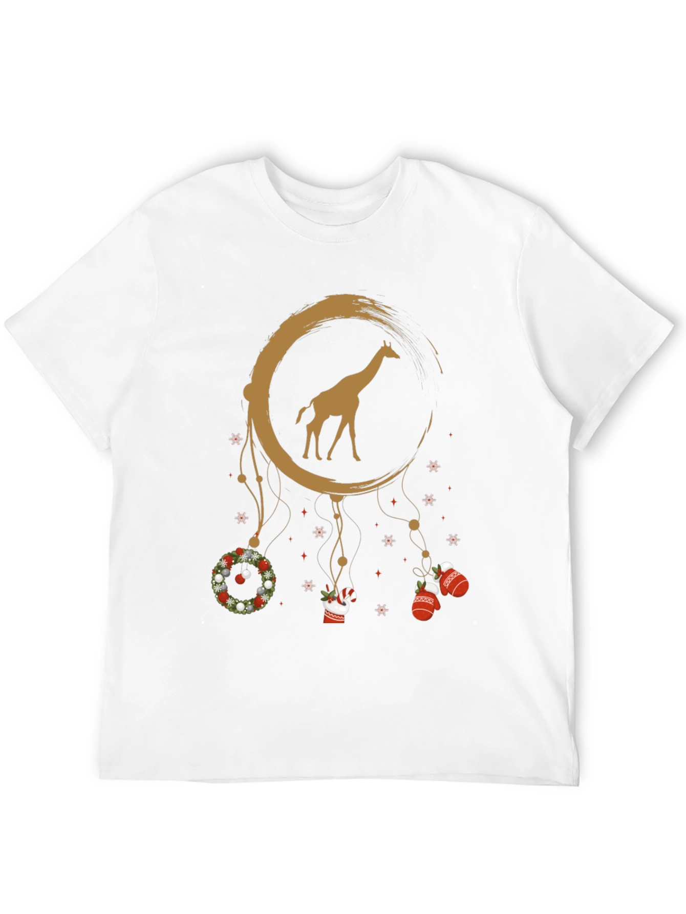 Giraffe Dreamcatcher Christmas T-Shirt