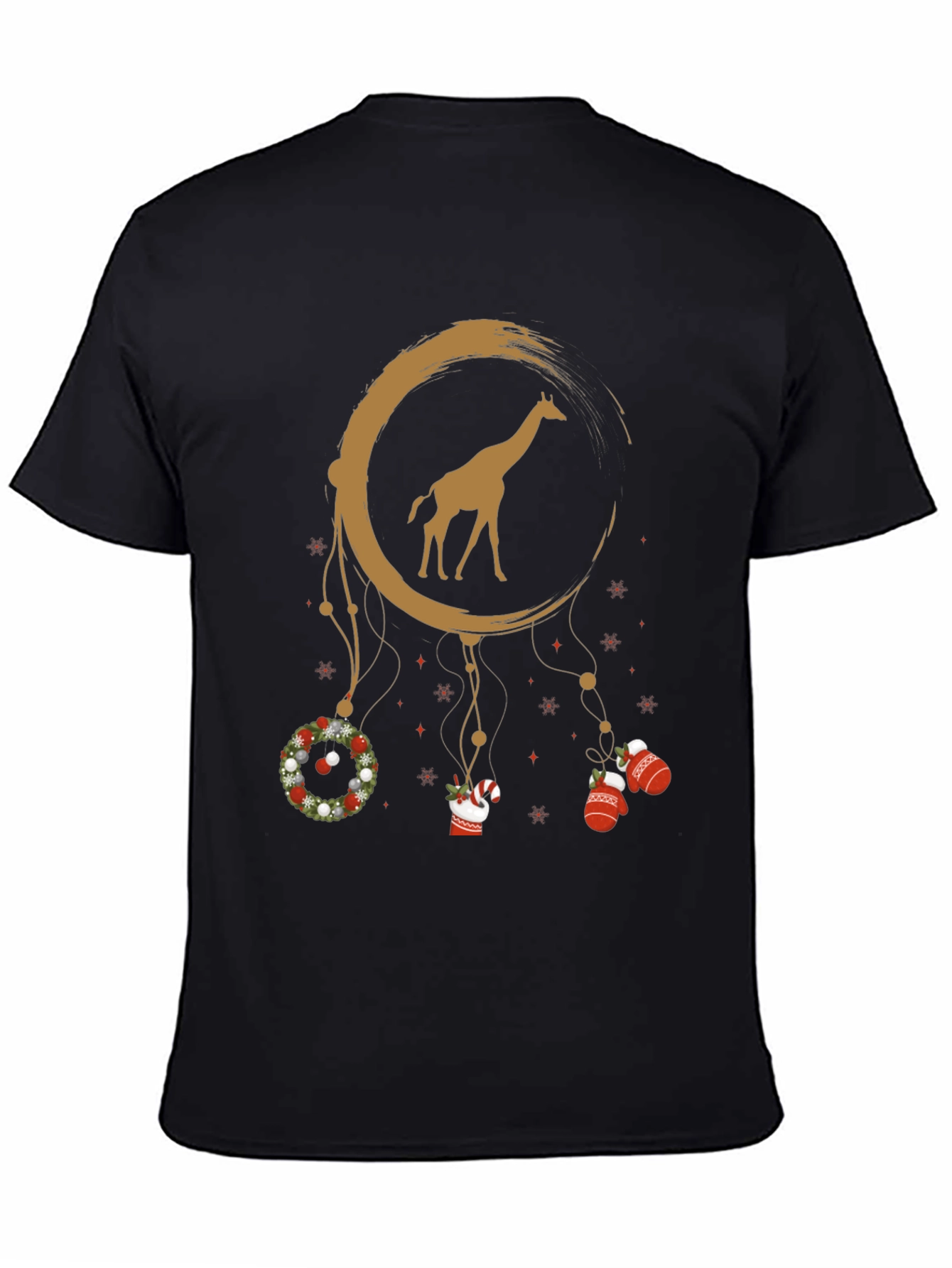 Giraffe Dreamcatcher Christmas T-Shirt