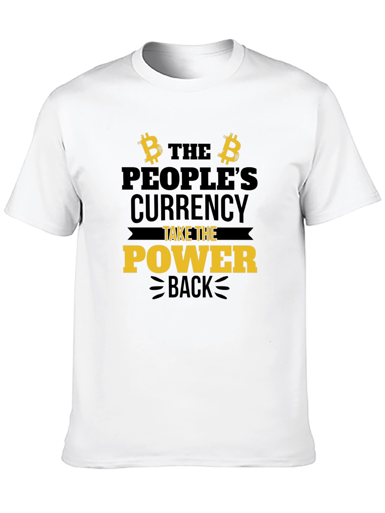 Bitcoin Power Back Graphic Tee