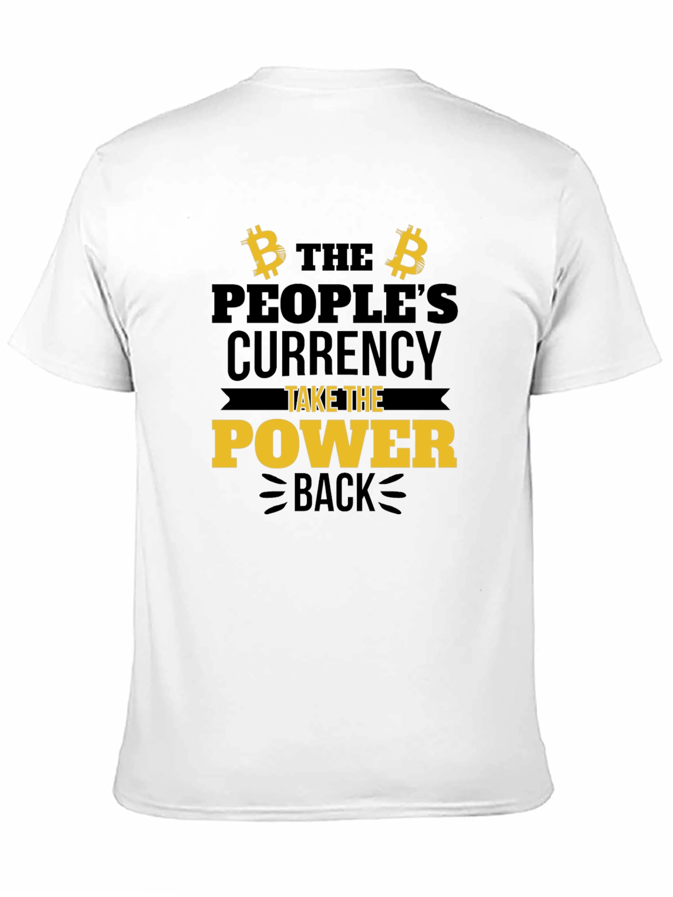 Bitcoin Power Back Graphic Tee