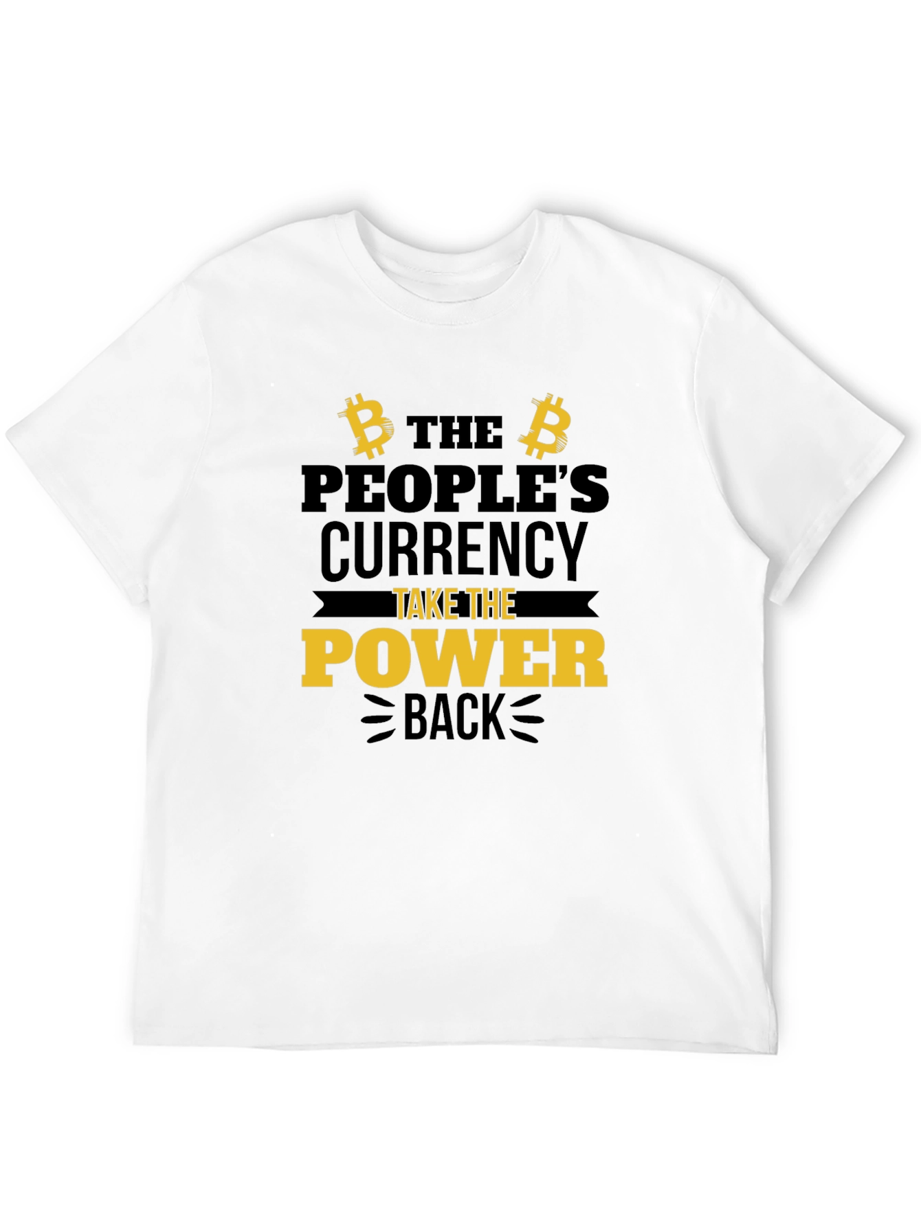 Bitcoin Power Back Graphic Tee
