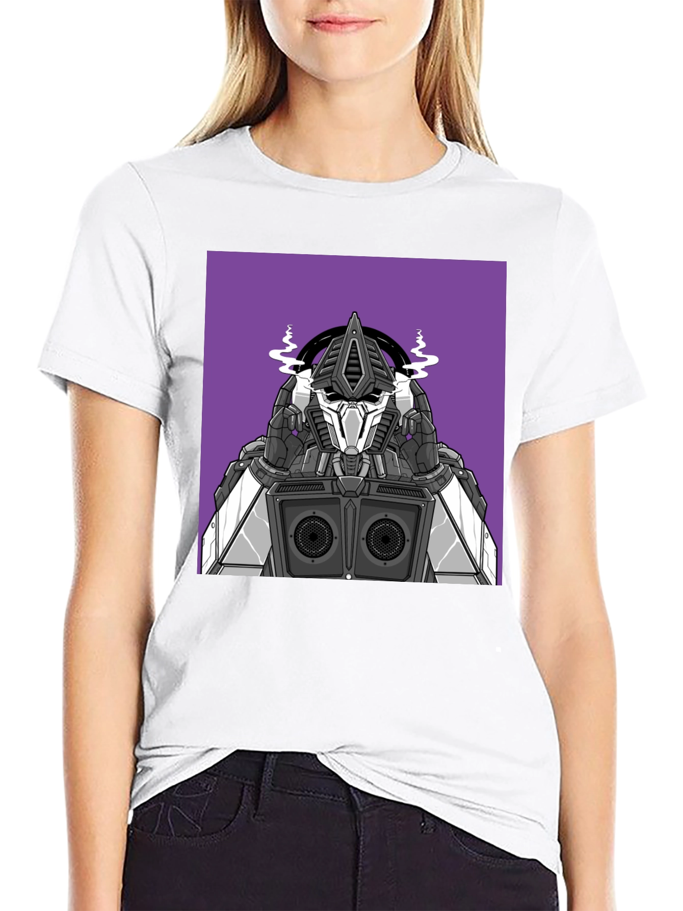 Robot DJ Graphic Tee - Cool & Unique Design