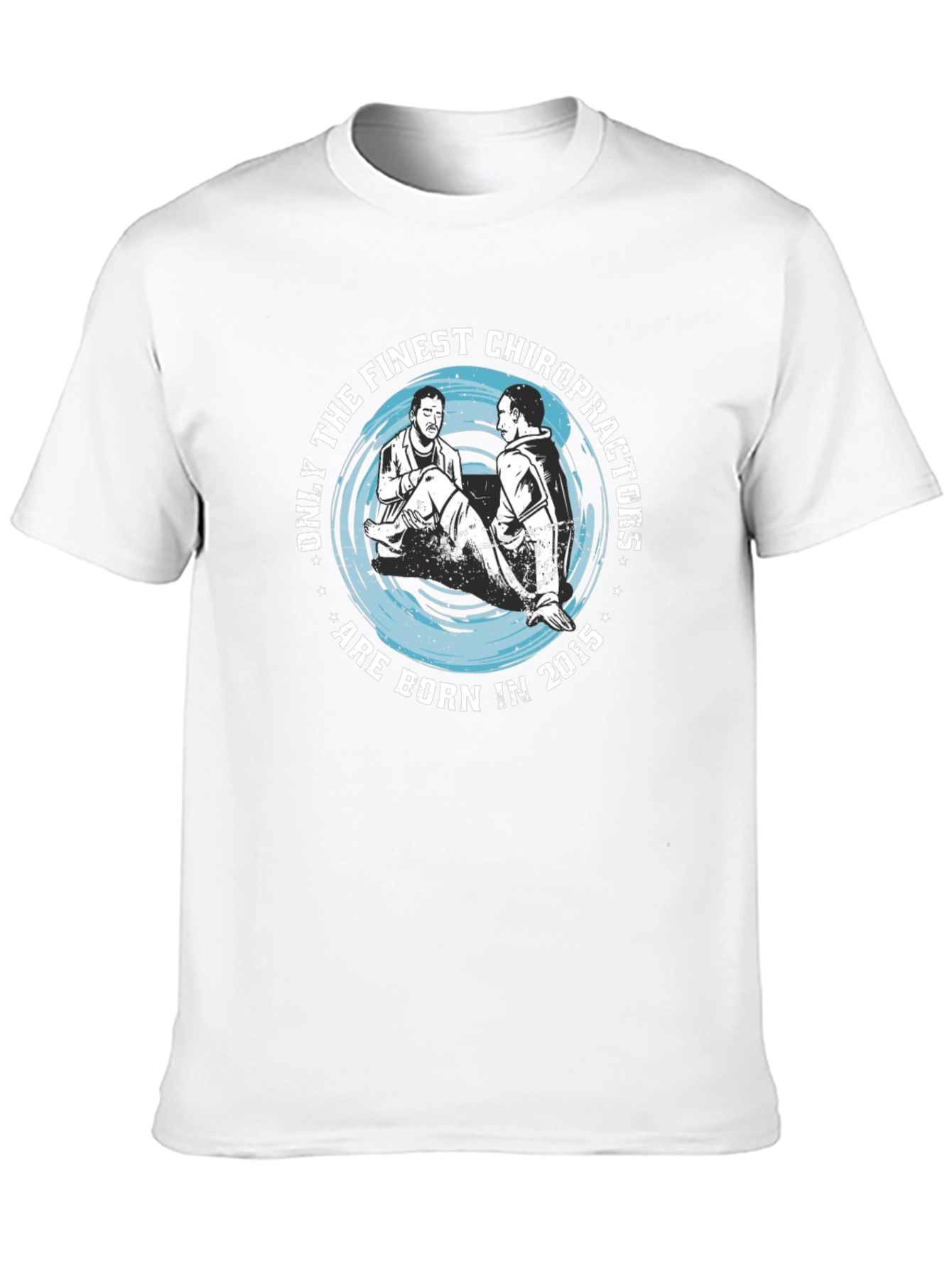 Chiropractor Born in 2015 Black Graphic T-Shirt