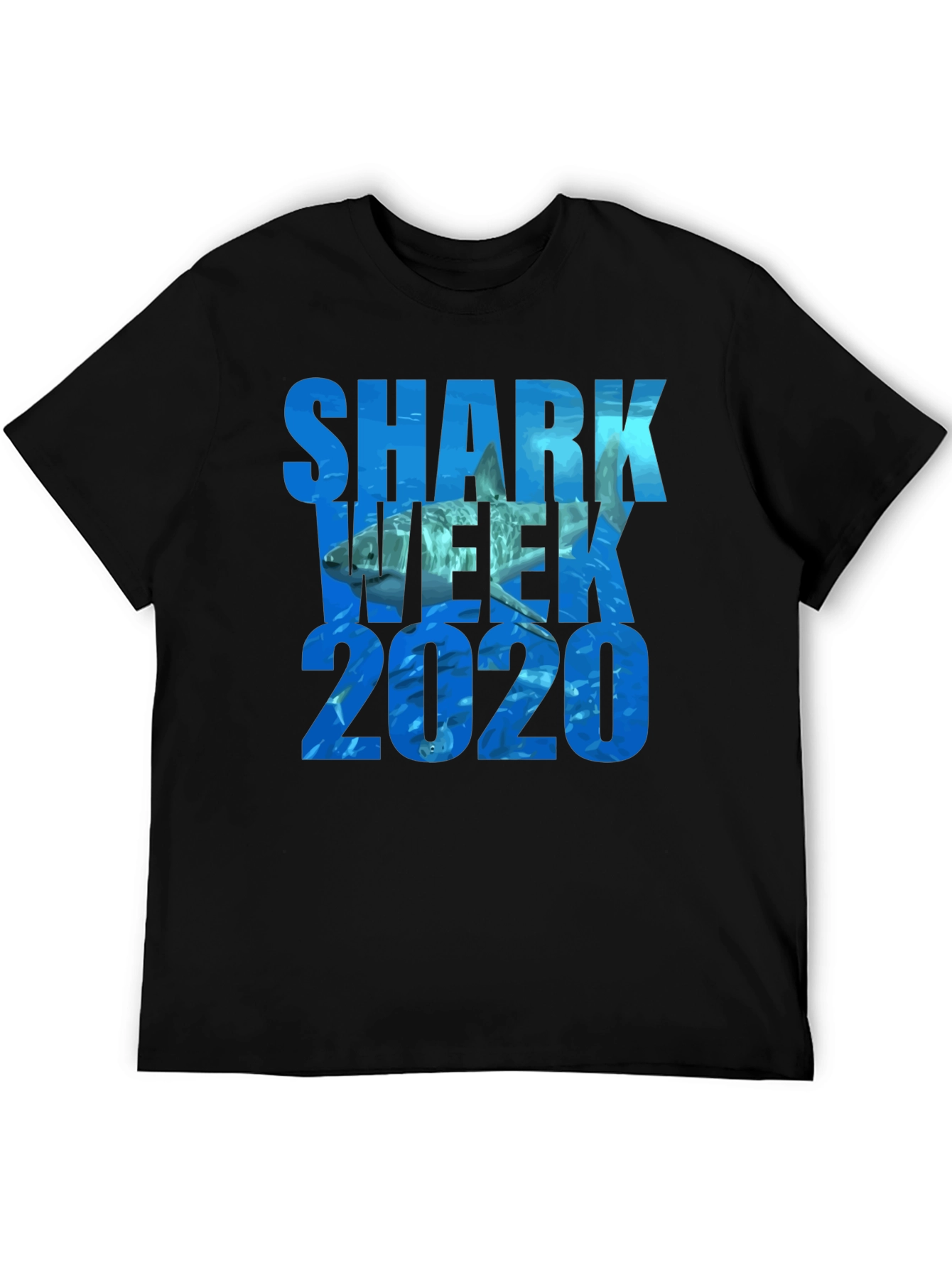 Shark Week 2020 Graphic T-Shirt - Black
