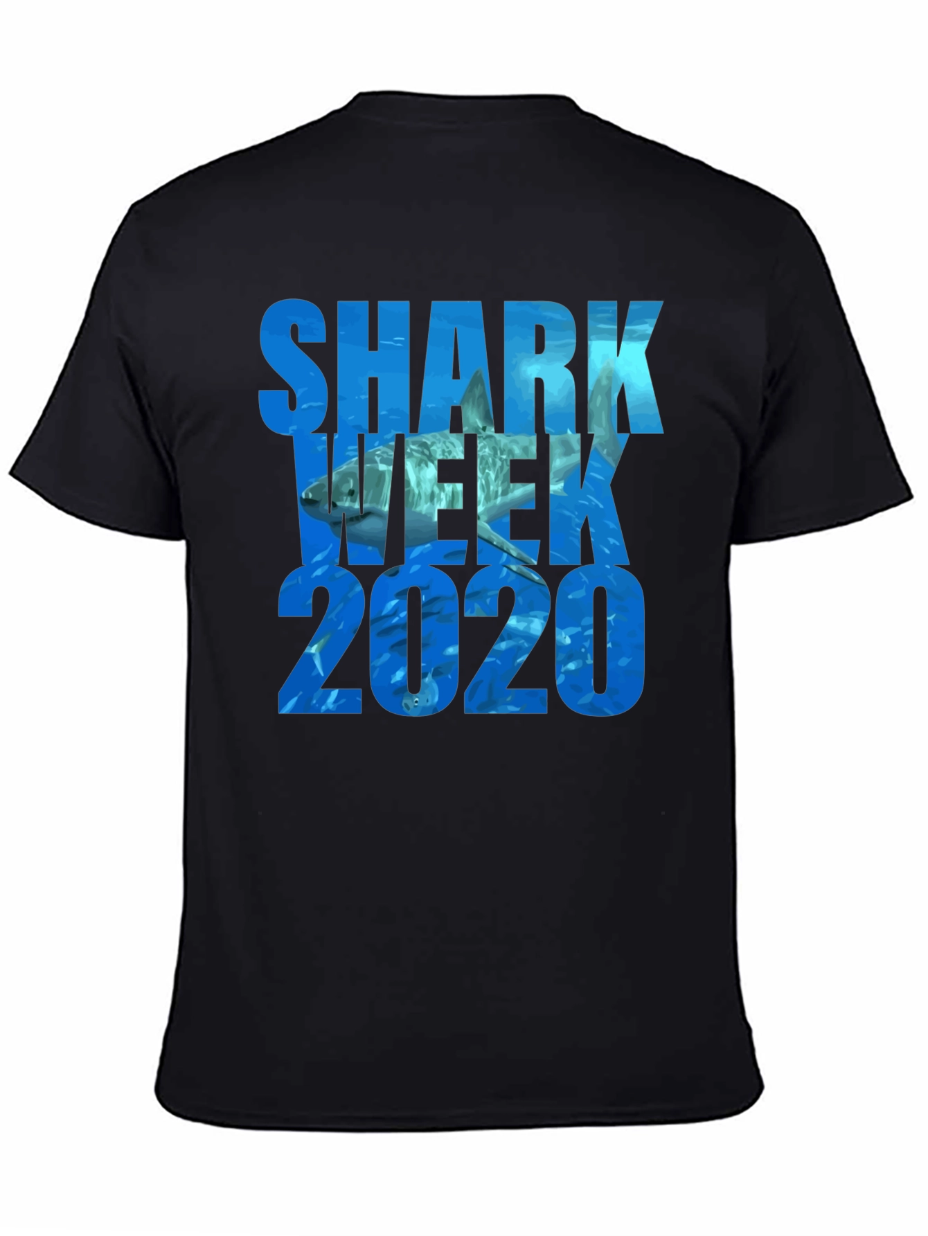 Shark Week 2020 Graphic T-Shirt - Black